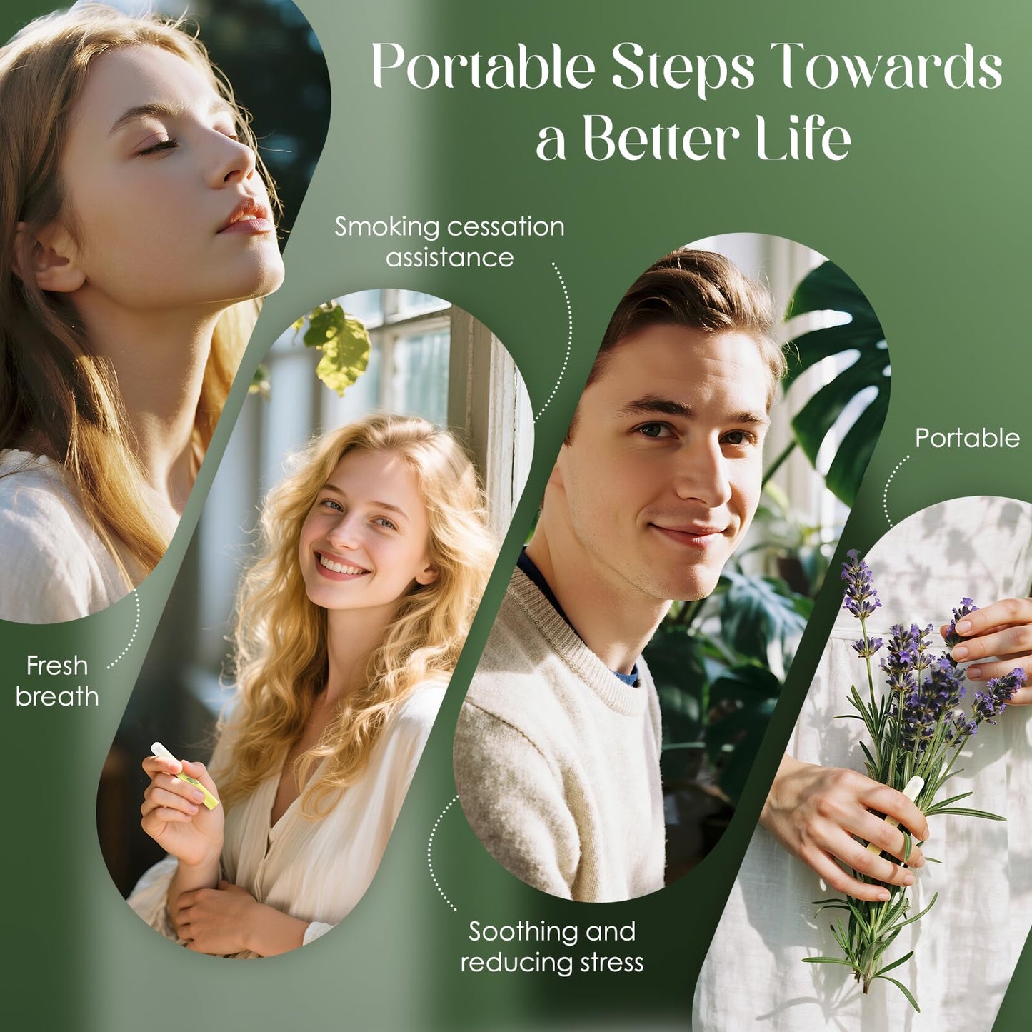 Upgraded Mullein Herbal Diffuser Pen โ All-Natural, 600 Uses for Lung Cleansing & Fresh Breath