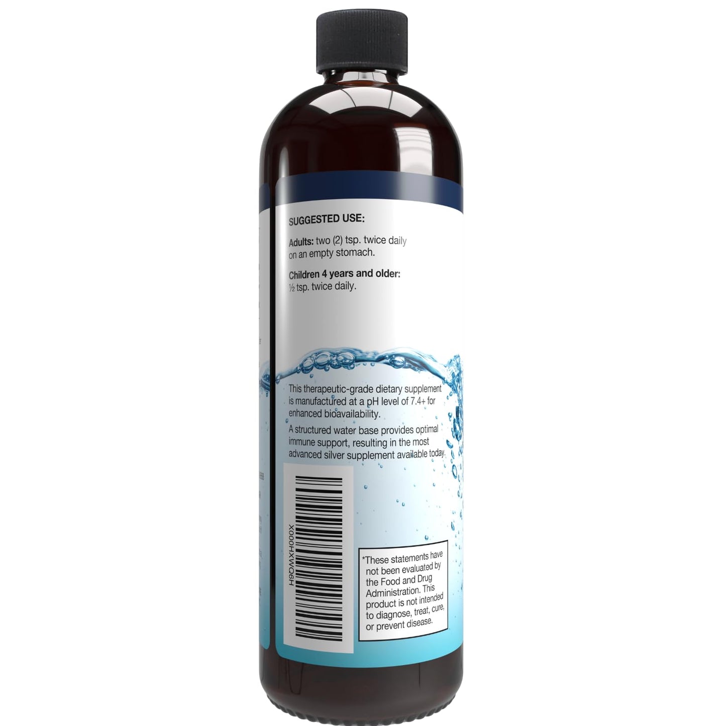 My Doctor Suggests Alkaline Structured Silver Liquid 30ppm โ Immune & Gut Support (16 oz)
