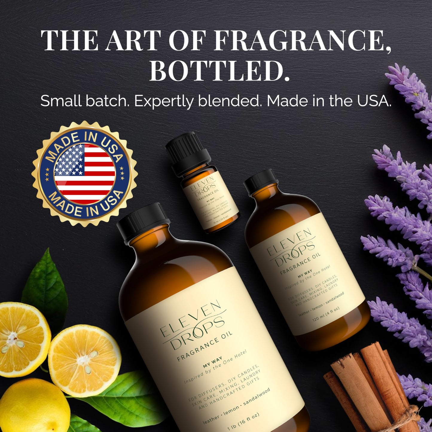 Eleven Drops My Way Diffuser Oil 4oz โ Premium Fragrance Inspired by The One Hotel