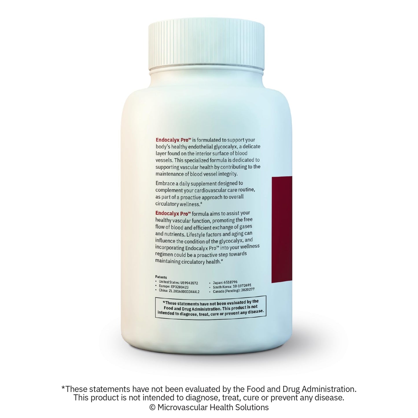 MYBODYRX Endocalyx Pro Supplement โ Endothelial Glycocalyx Support for Vascular & Microcirculation Health | 120 Veggie Capsules