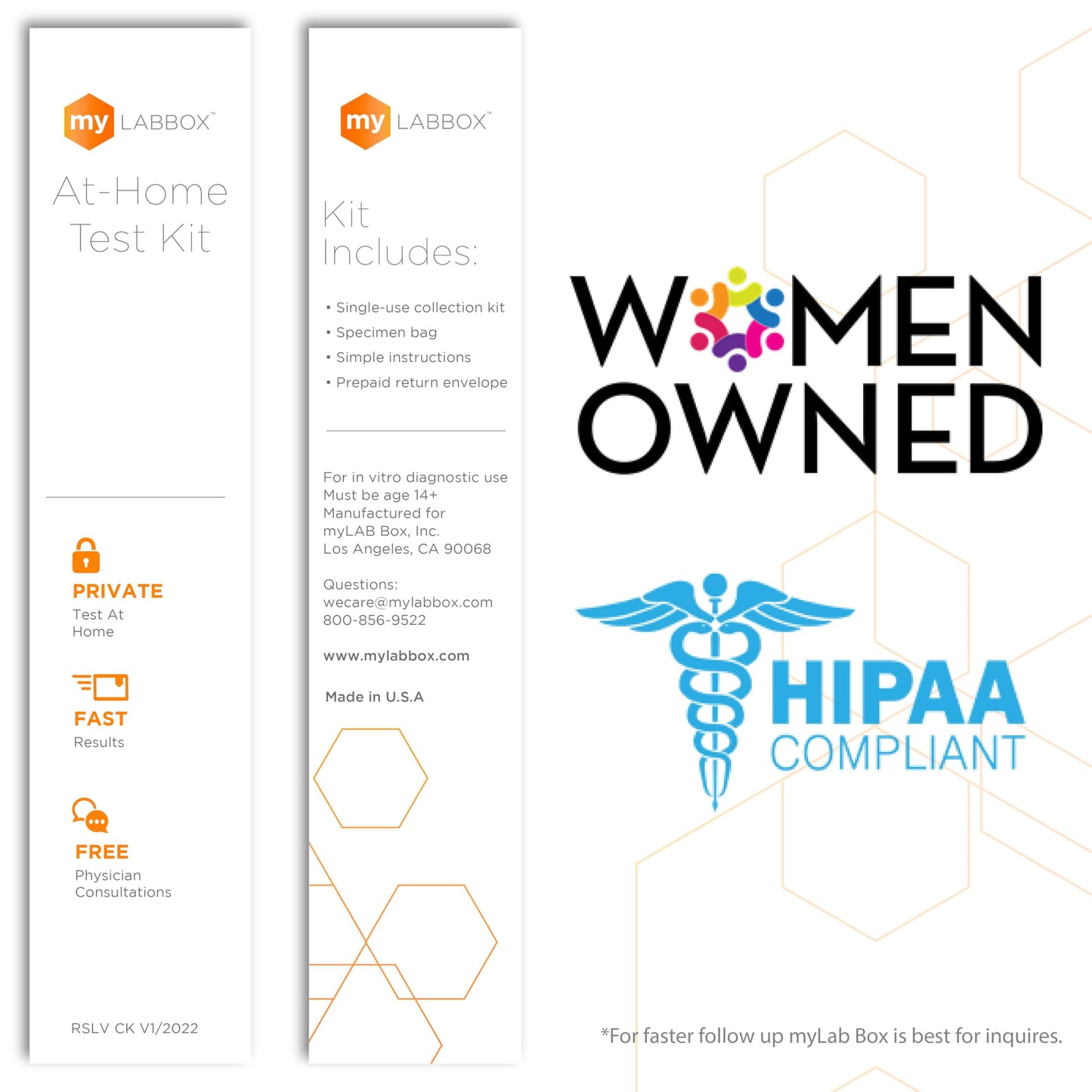 myLAB Box Herpes STD Test Kit โ At-Home HSV-2 Antibody Screening for Women & Men