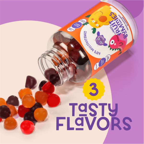 NAKED Nutrition Kids Vitamin Gummies โ Made in USA, Gelatin Free, Vegan, GMO & Gluten Free | 30 Day Supply