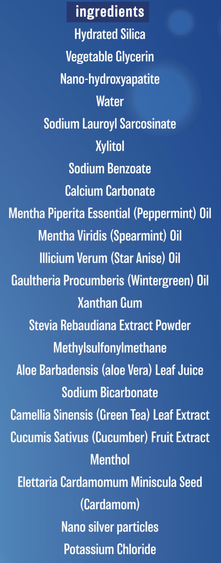 10% Nano Hydroxyapatite Toothpaste โ Fluoride-Free, SLS-Free, Xylitol (3.5 oz)