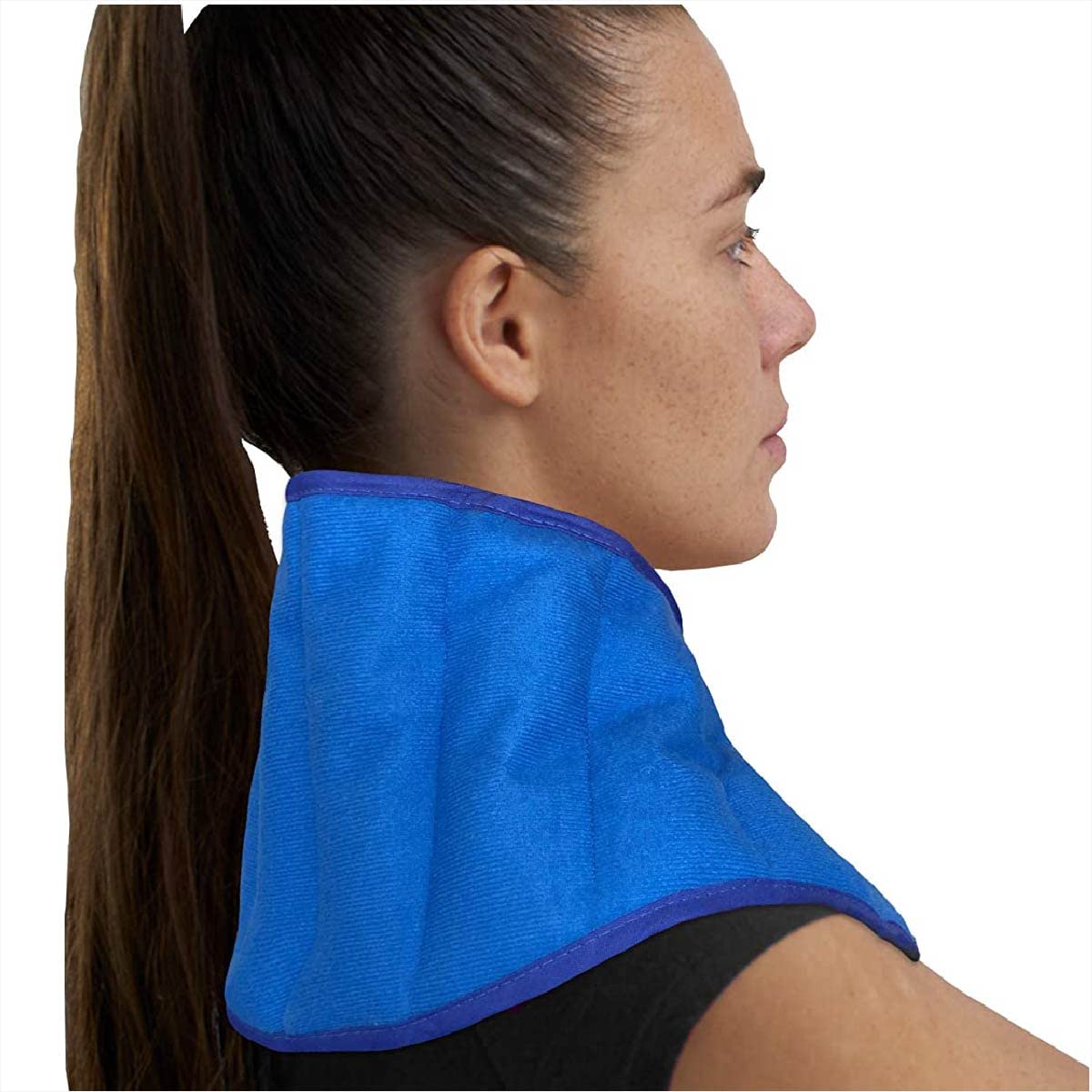 NatraCure Warming Neck Wrap with SmartBead โ Microwaveable Moist Heat Pain Relief