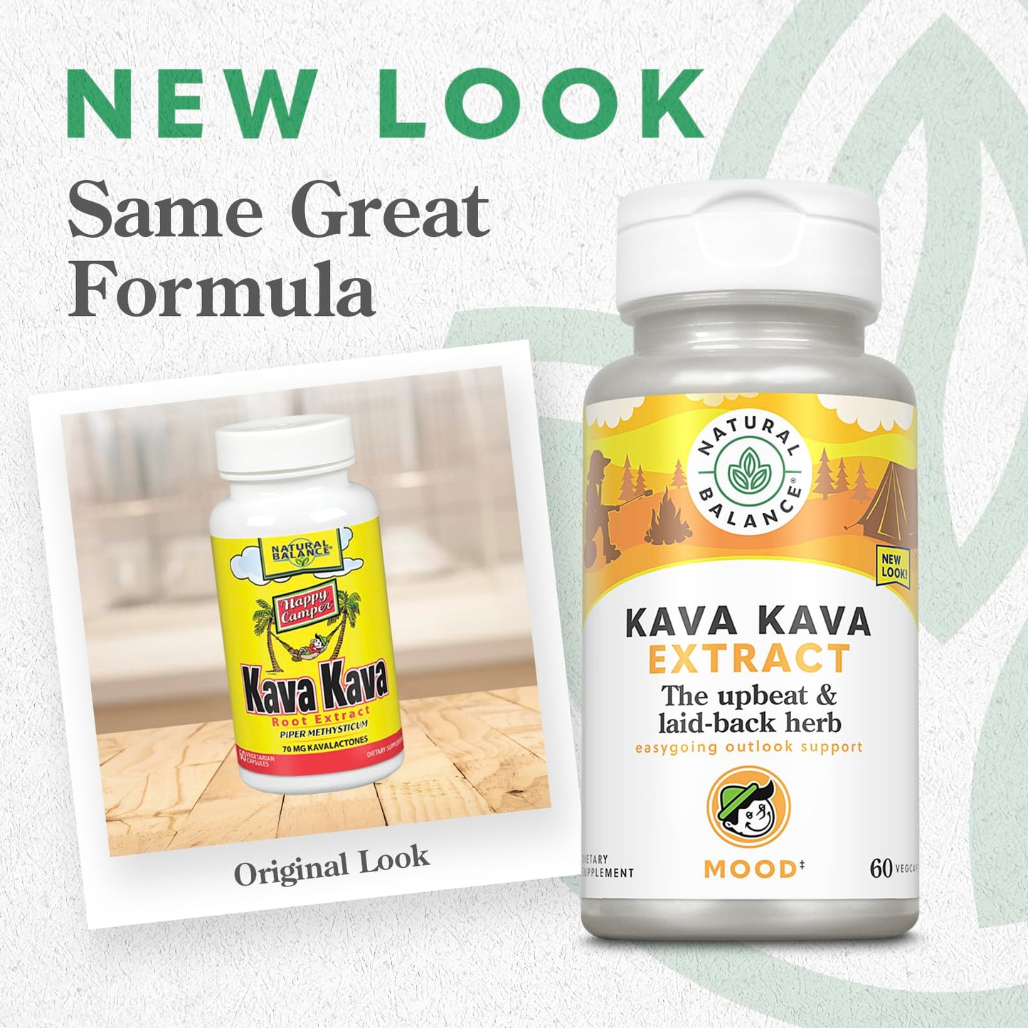 Natural Balance Kava Kava Root Extract โ 70mg Kavalactones, 60 Vegetarian Capsules