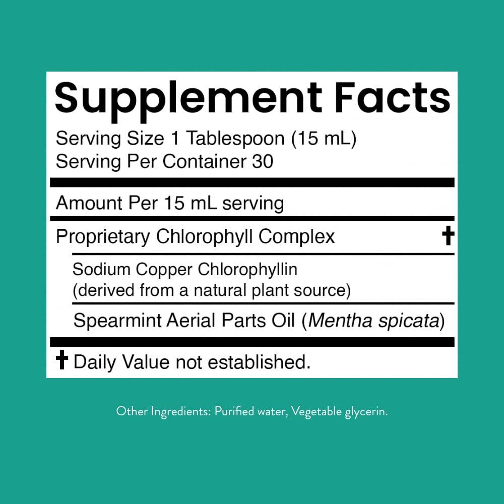 Nature's Sunshine Liquid Chlorophyll Extra Strength โ Immunity & Detox (16 oz)