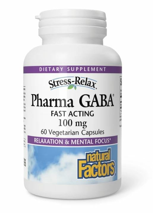 Natural Factors Pharma GABA โ Sleep Support, Calm Focus, 60 Chewable Tablets