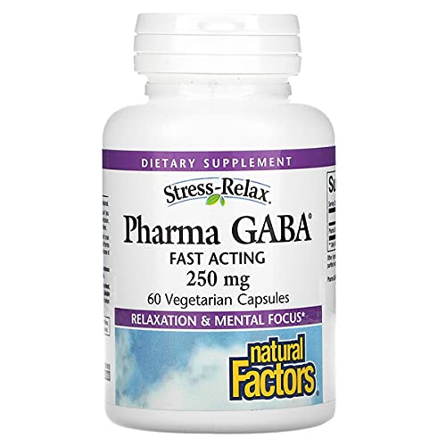 Natural Factors Pharma GABA โ Calm Sleep, Focus & Brain Health | 60 Chewable Tablets