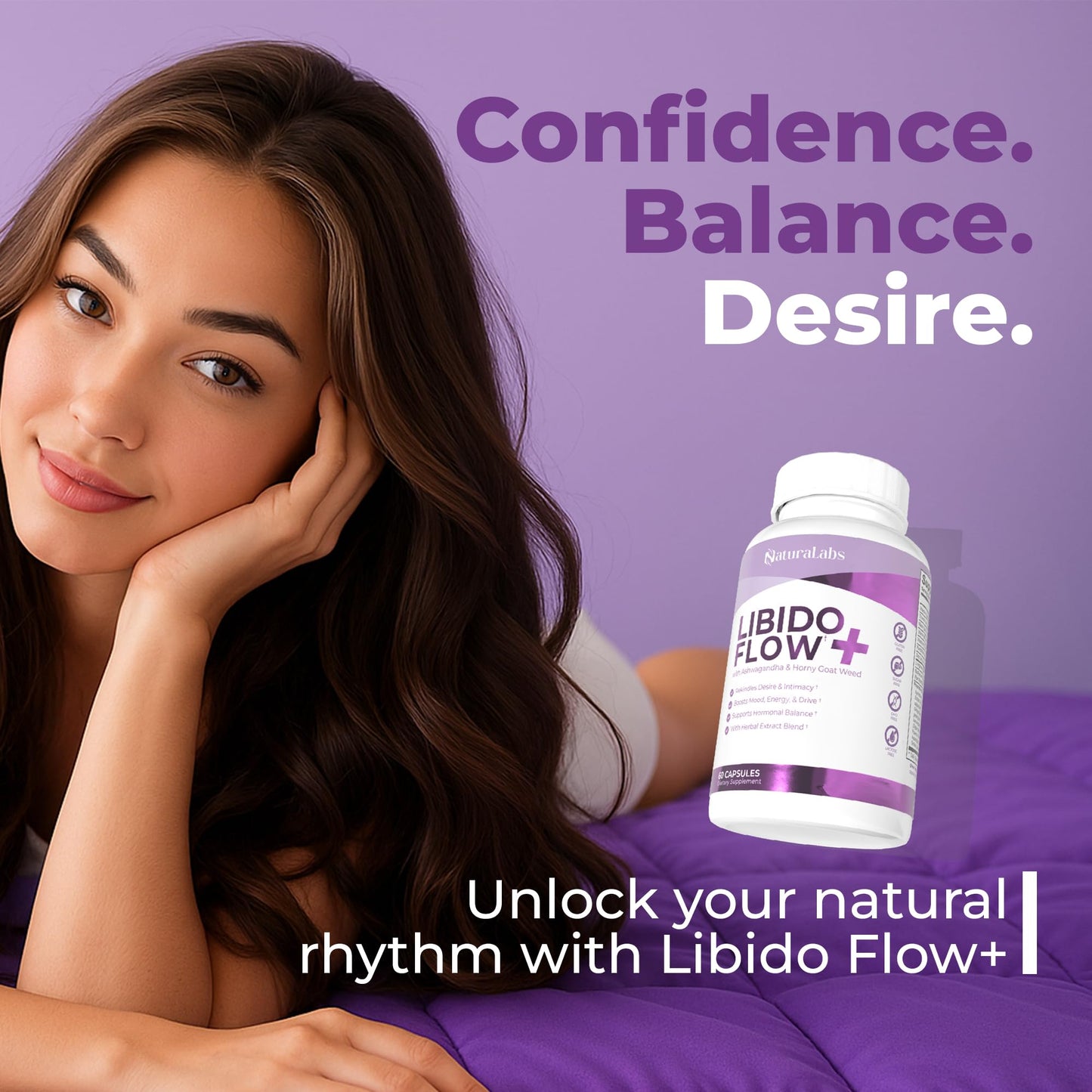 NATURALABS Female Libido Booster โ Maca Root Capsules for Women Over 40