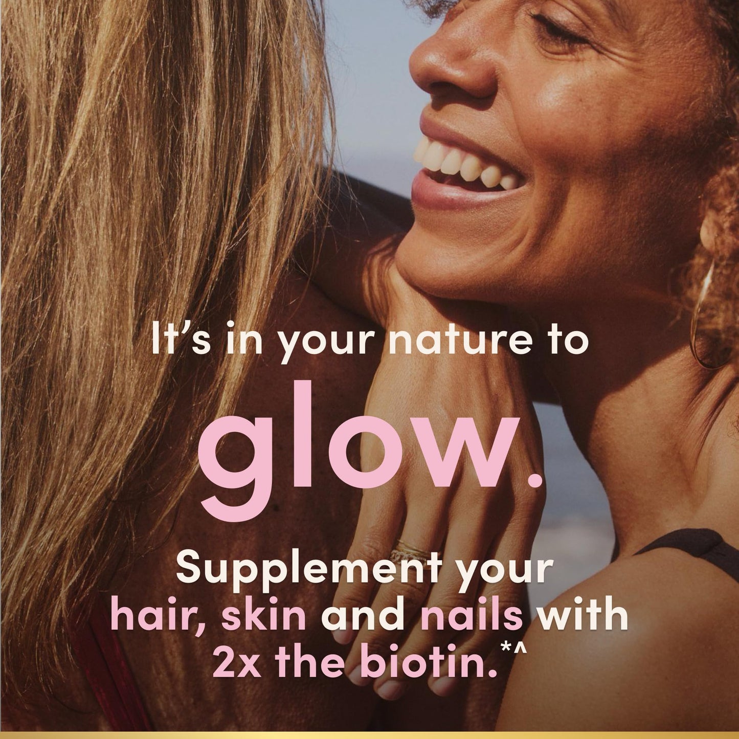 Nature's Bounty Optimal Solutions Advanced Hair, Skin & Nails Gummies โ 2X Biotin, 6,000 mcg per Serving