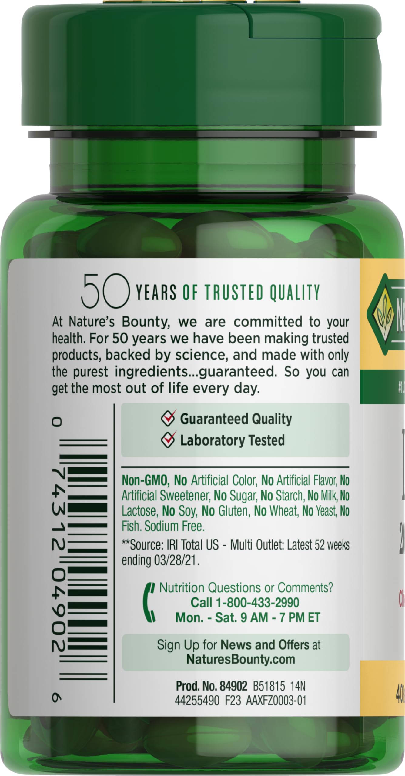 Nature's Bounty Lutein Pills โ Eye Health Support, 20 mg, 40 Softgels