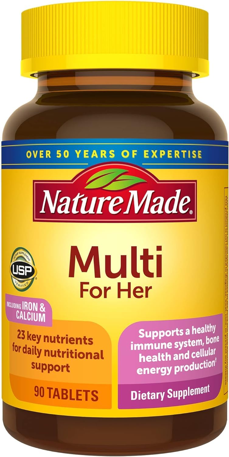 Nature Made Multivitamin For Her โ 270-Day Supply (3x90 Tablets)
