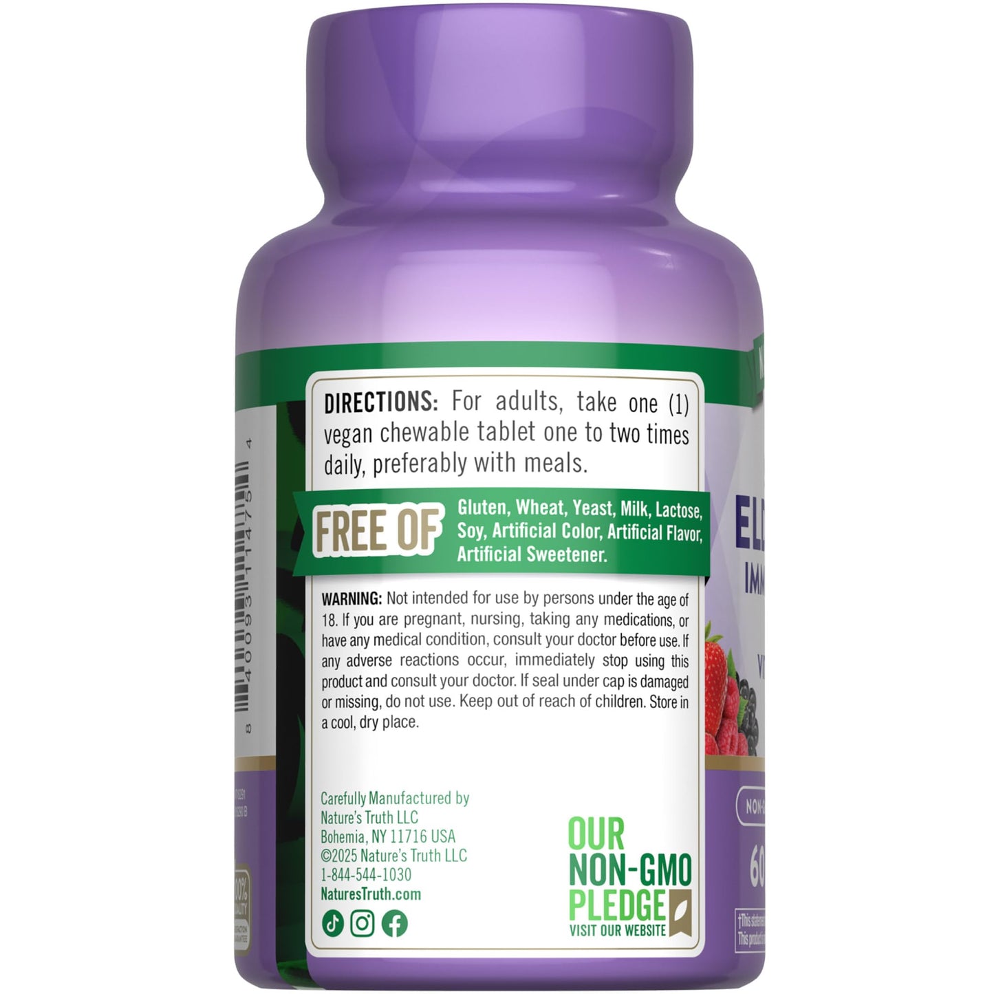 Nature's Truth Elderberry Immune Complex โ 60 Chewables