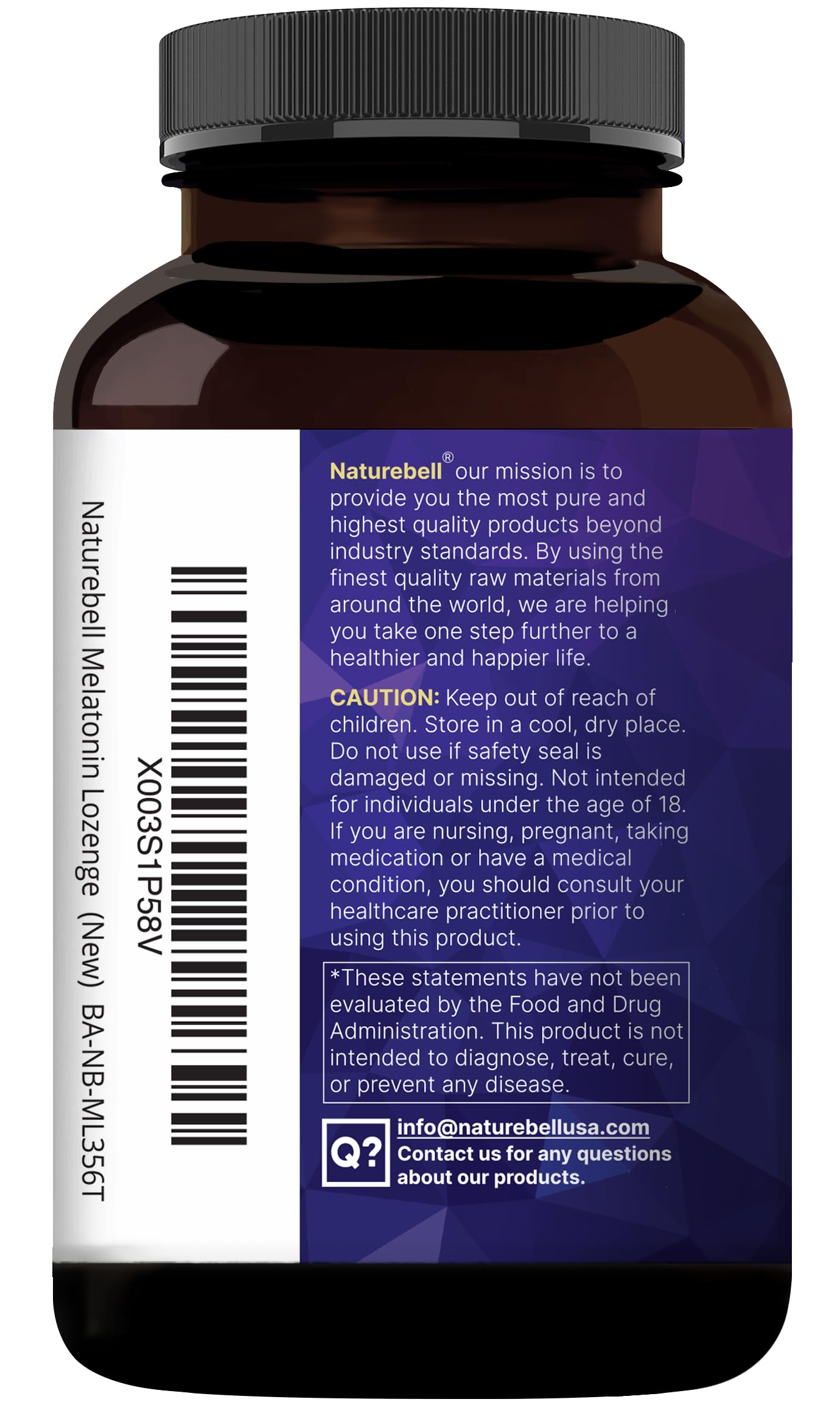 NatureBell Melatonin 20mg โ 365 Fast-Dissolve Chewables, Strawberry | 1 Year Supply, Non-GMO & Gluten-Free