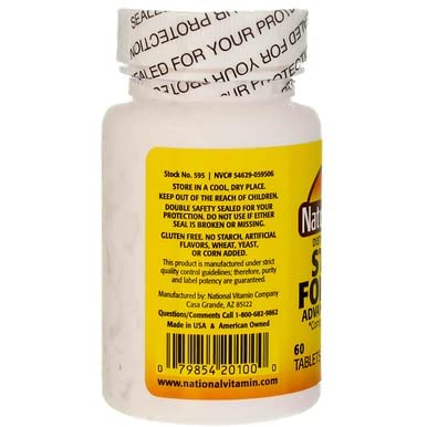 Nature's Blend Stress Formula Vitamins โ 60 Tabs, 079854201000 | Nutritional Supplement