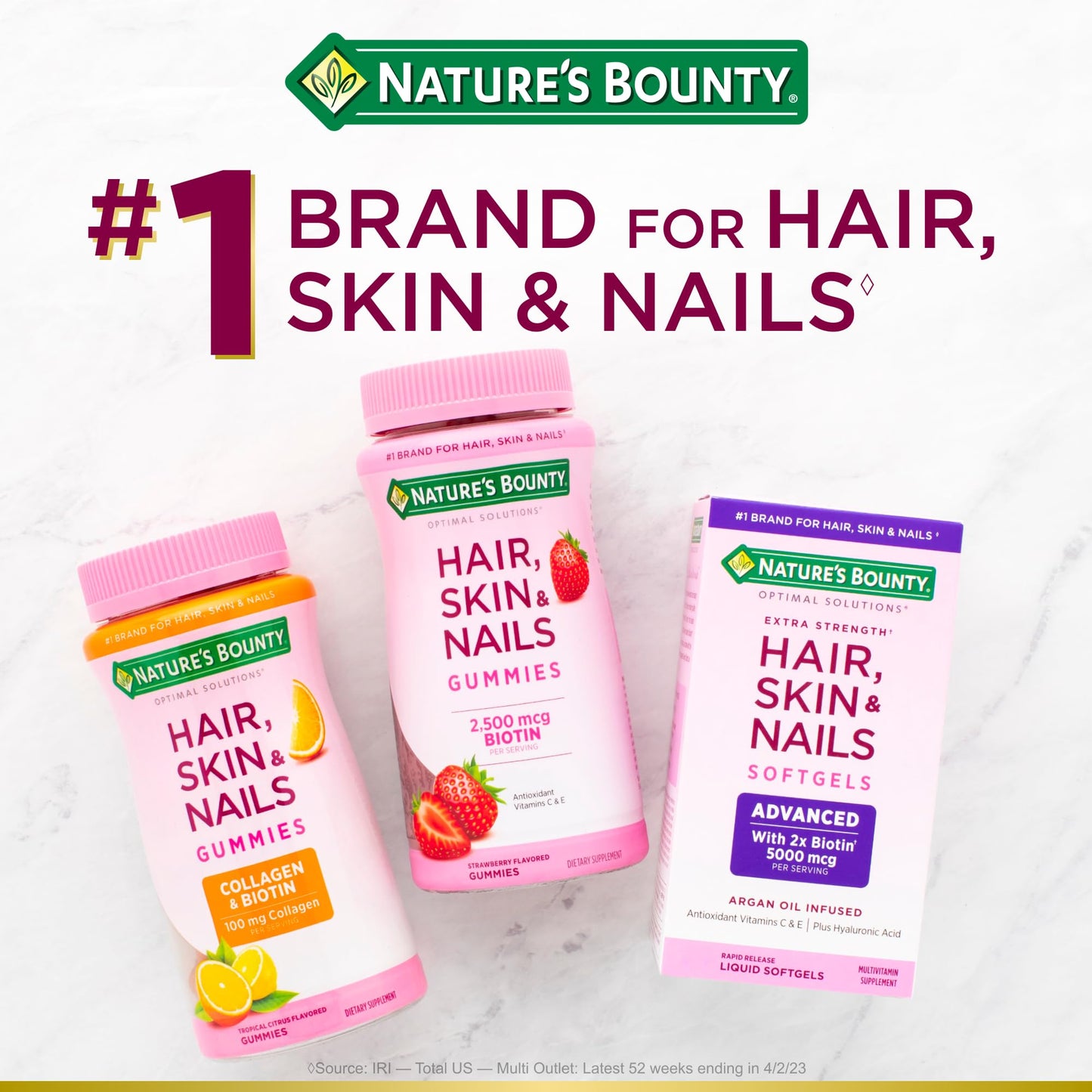 Nature's Bounty Gorgeous Sleep Melatonin Gummies with Collagen โ 60 Count