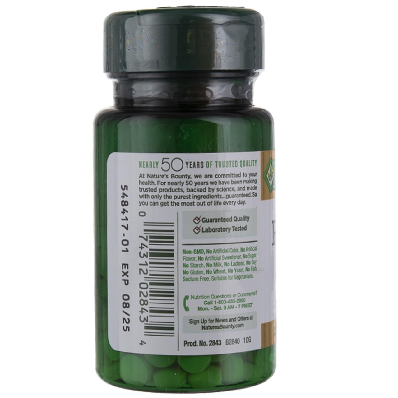 Nature's Bounty Folic Acid 800 mcg Tablets β Maximum Strength, 250 Count (Pack of 6)
