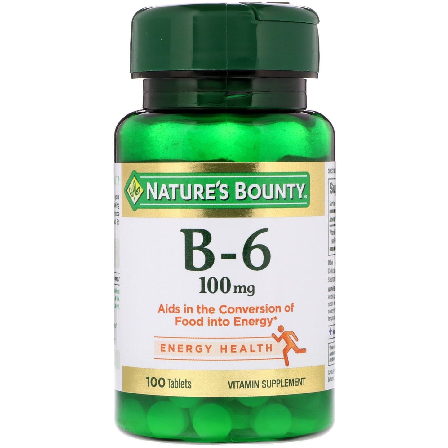 Nature's Bounty Vitamin B-6 100 mg โ 100 Tablets (Pack of 4)