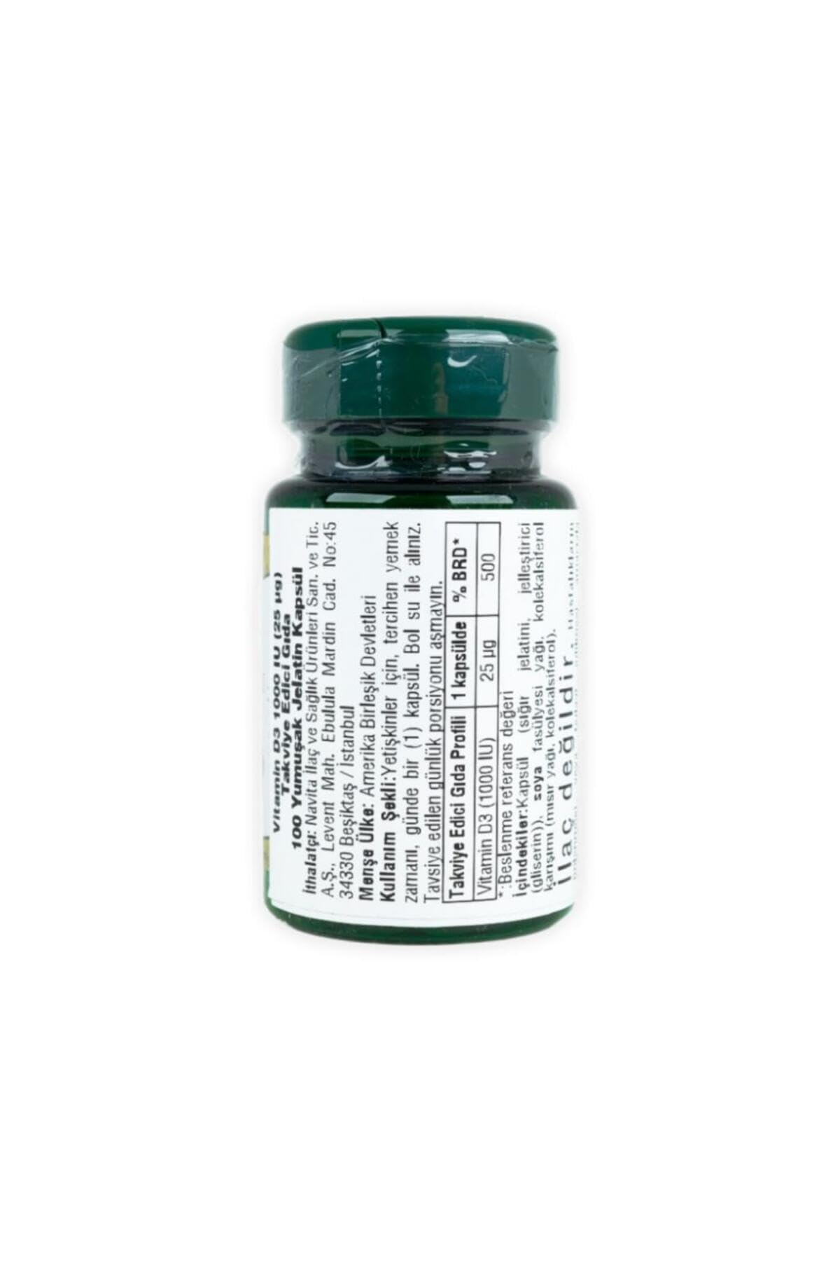 Nature's Bounty Vitamin D3 1000 IU โ Immune Health (120 Softgels, Pack of 1)