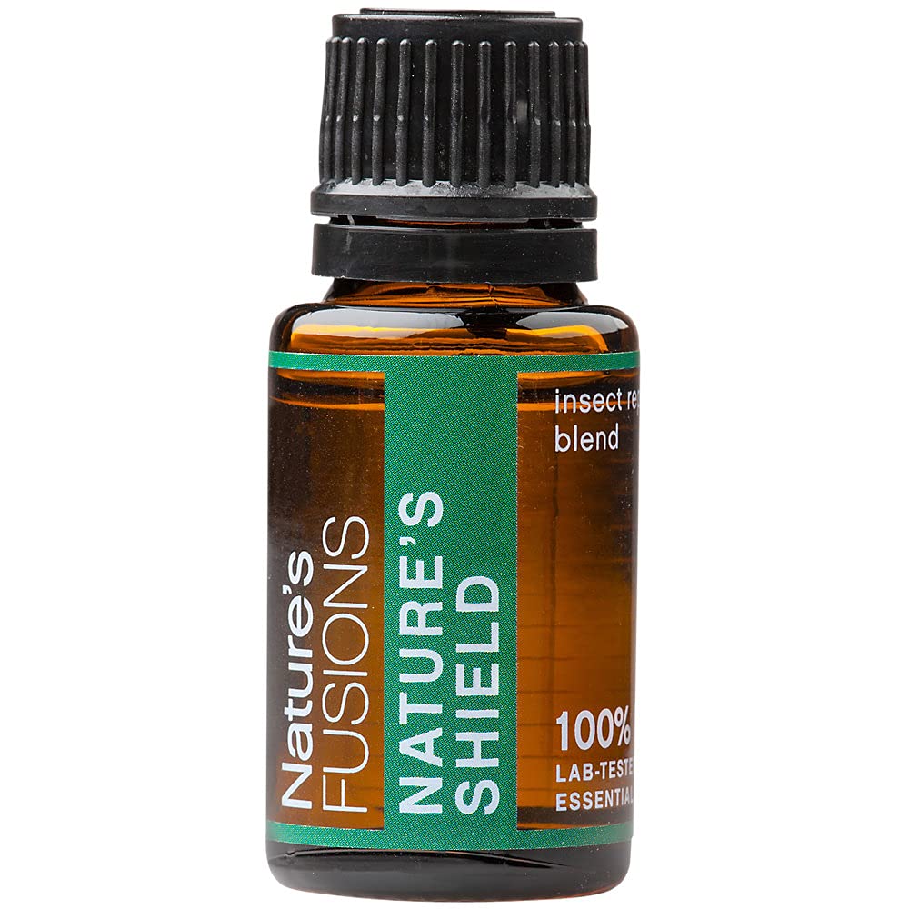 Nature's Shield by Nature's Fusions β 100% Pure Essential Oil Blend, 15 mL (Aromatherapy & Topical Use)