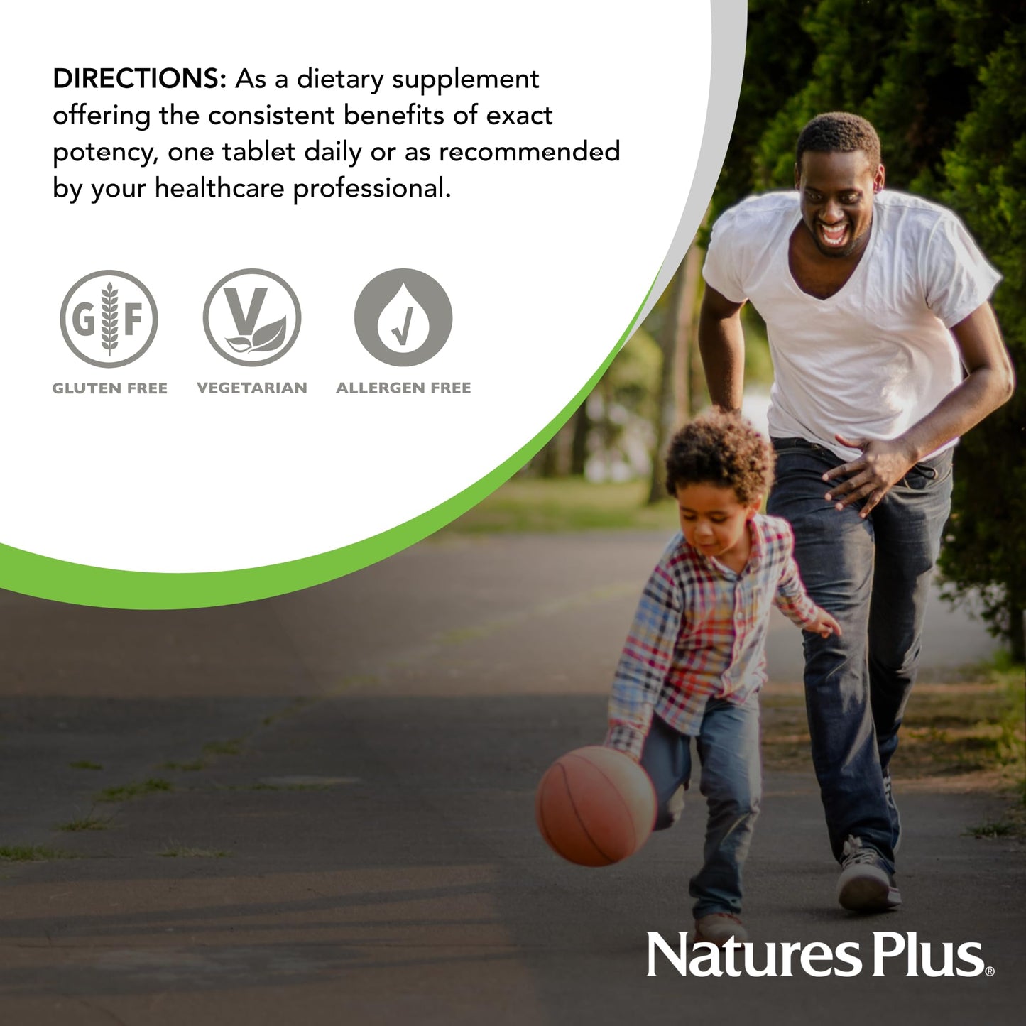 Natures Plus Herbal Actives Ginkgo Biloba 120 mg โ Extended Release | 60 Vegan Tablets | Gluten-Free