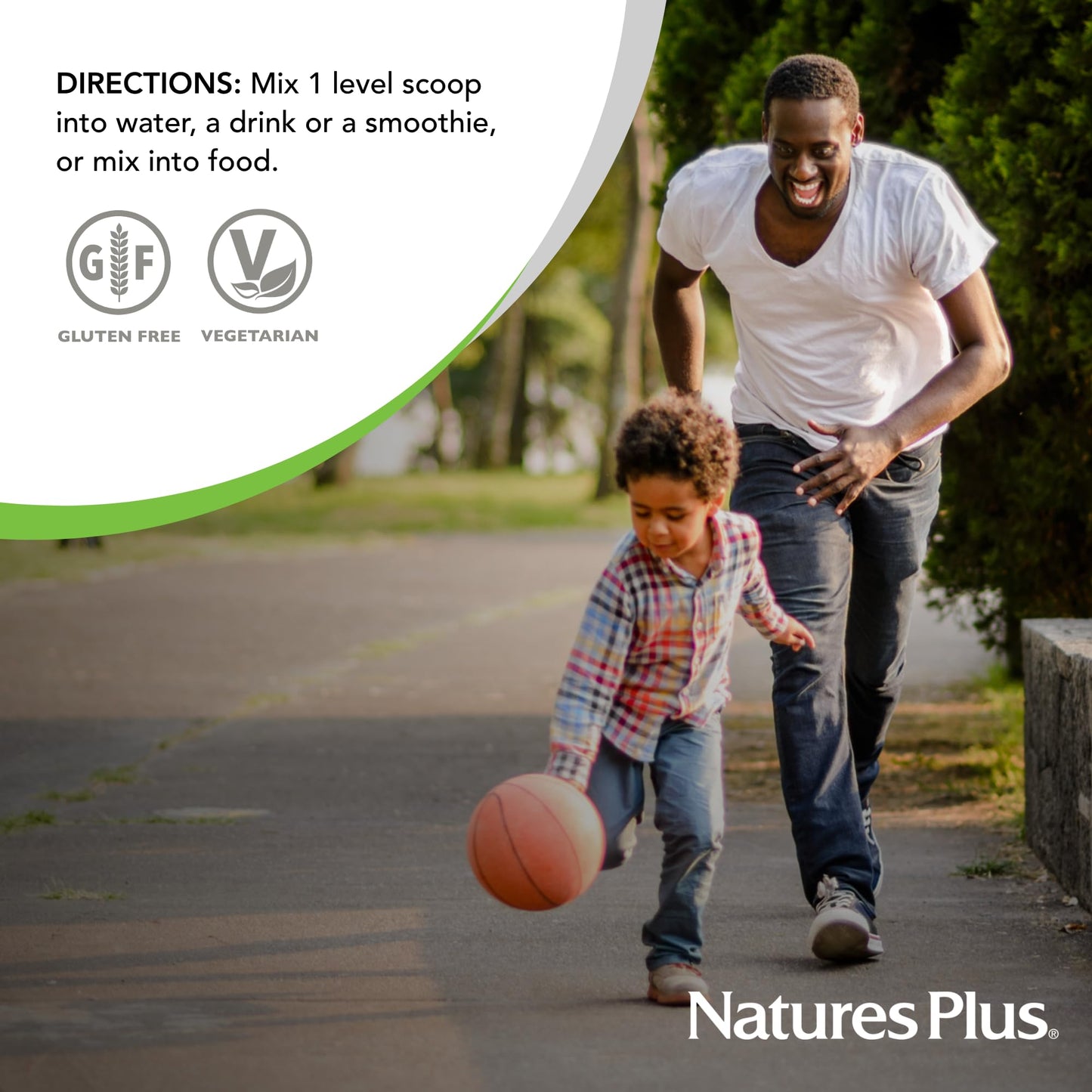Natures Plus GI Natural Drink Powder โ 6.14 oz Vegetarian Probiotic-Prebiotic-Enzyme Drink Mix | Gluten-Free, 30 Servings