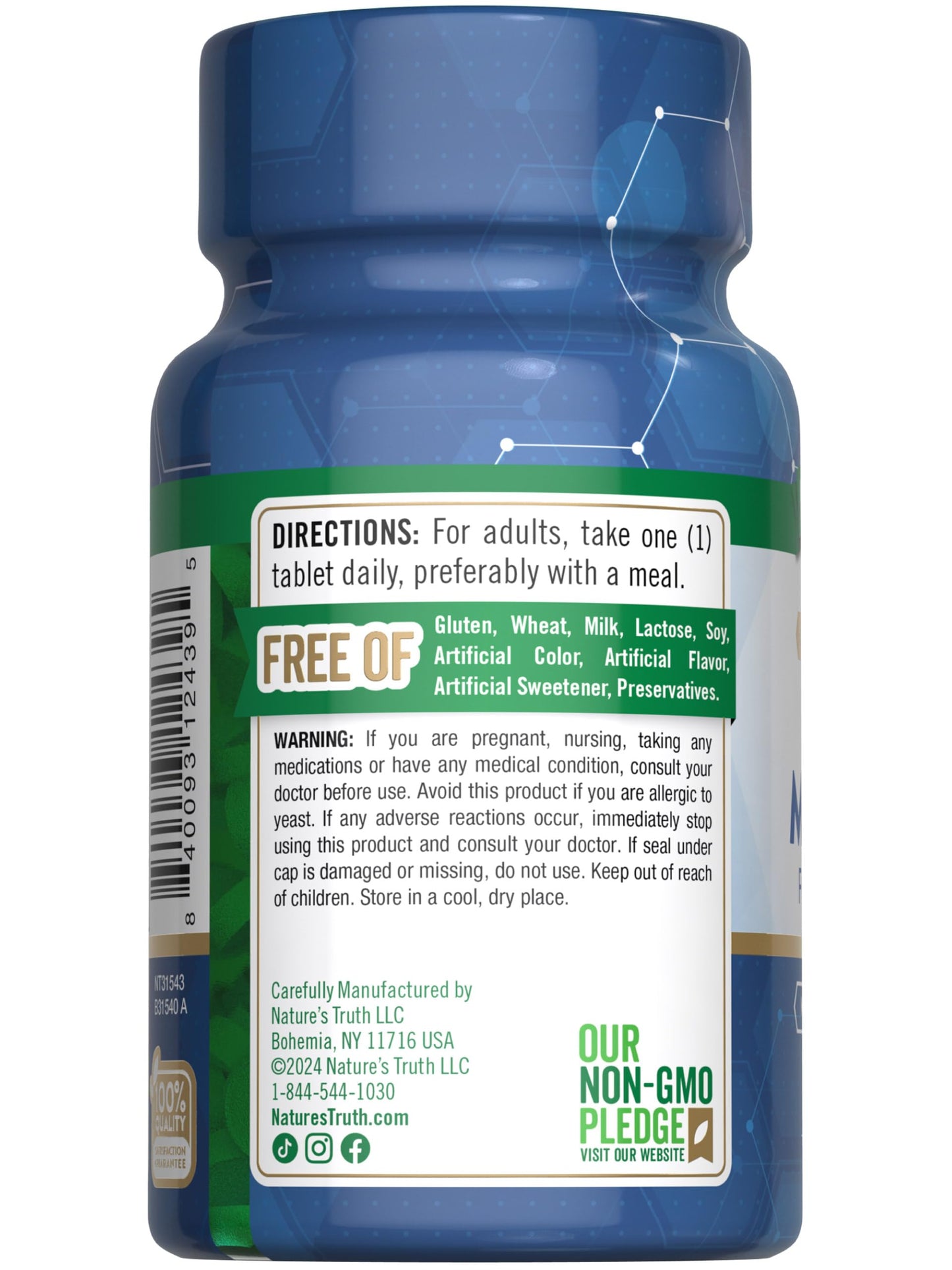 Nature's Truth Trace Minerals with Iodine β 90 Tablets | Enhanced Mineral Booster | Non-GMO & Gluten Free