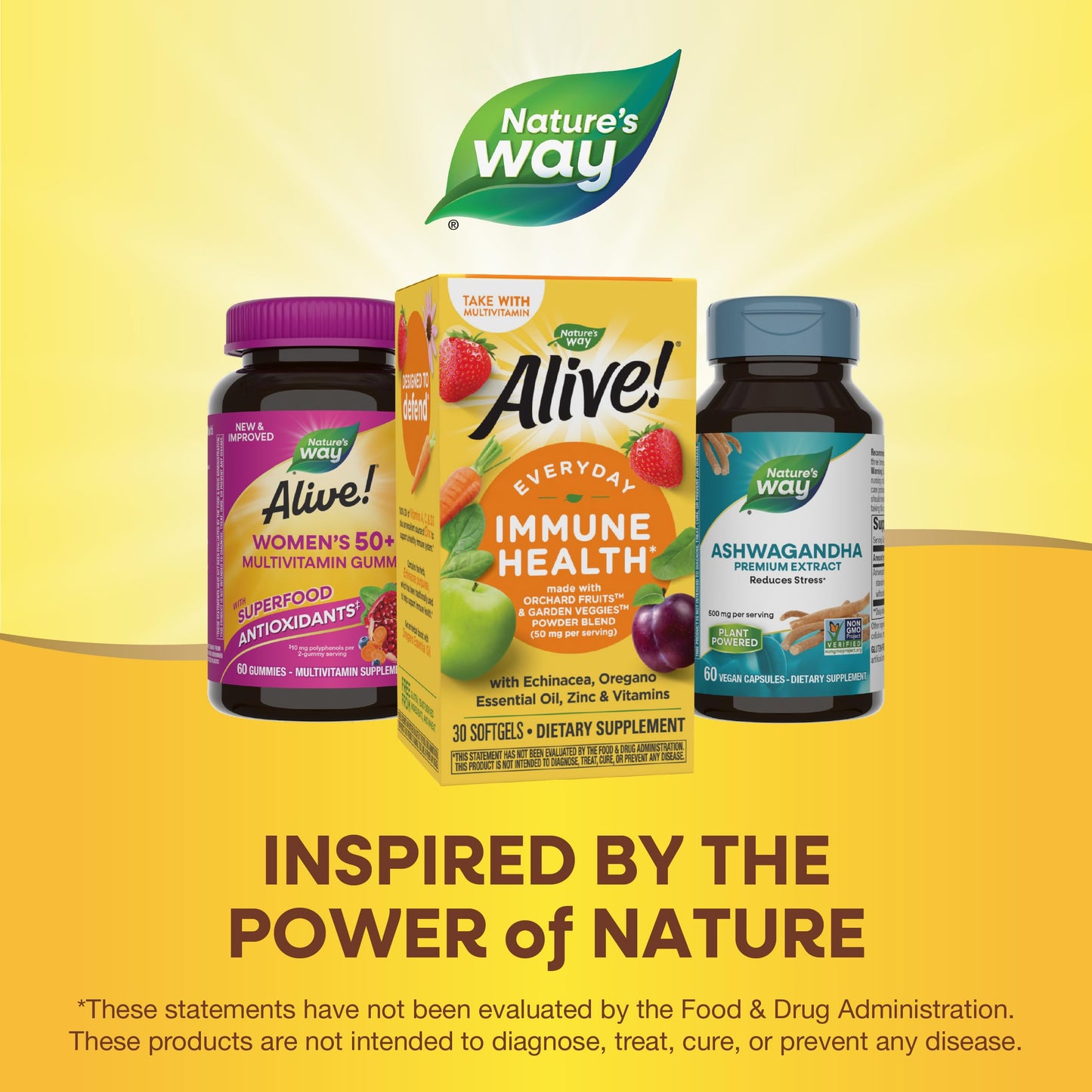 Nature's Way Alive! Everyday Immune Health with Echinacea & Zinc โ 30 Softgels