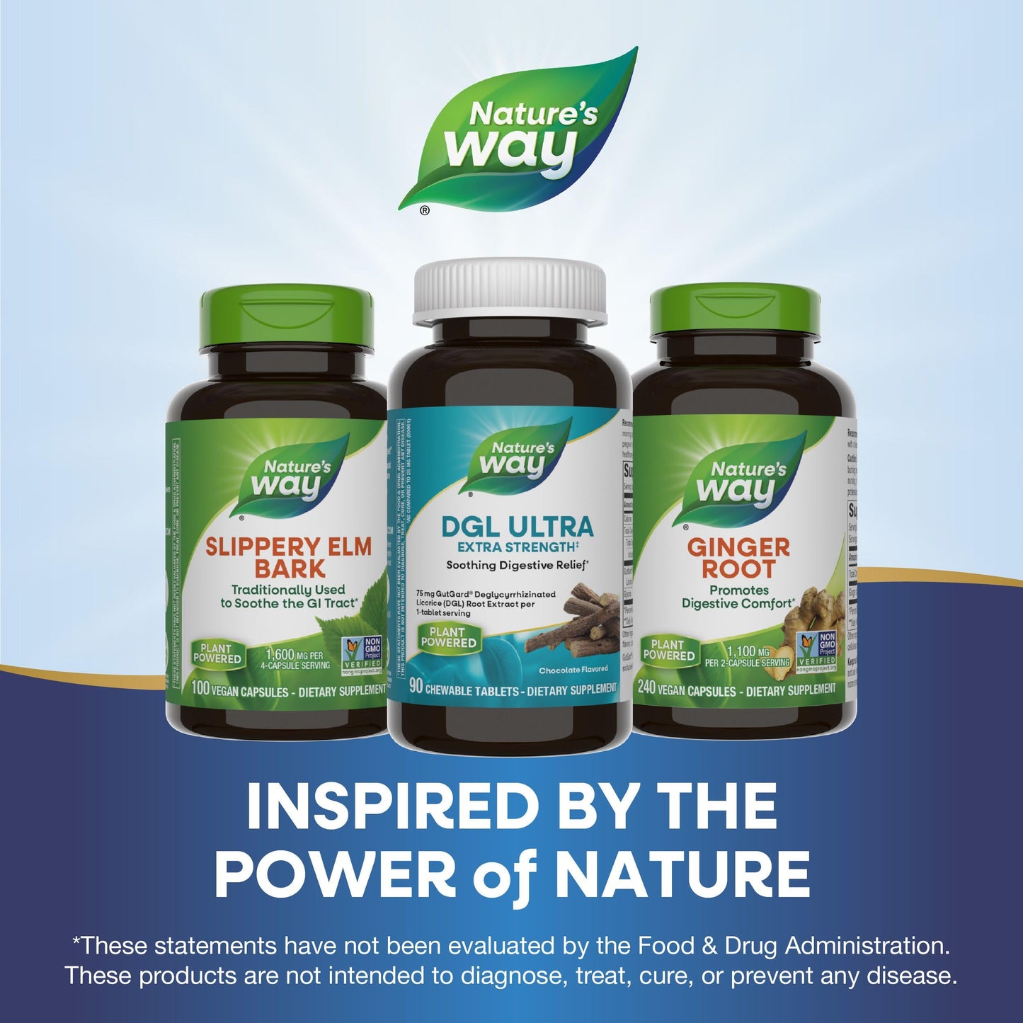 Nature's Way DGL Ultra Extra Strength with GutGard โ Chocolate Flavored, Vegan & Gluten Free, 90 Chewable Tablets