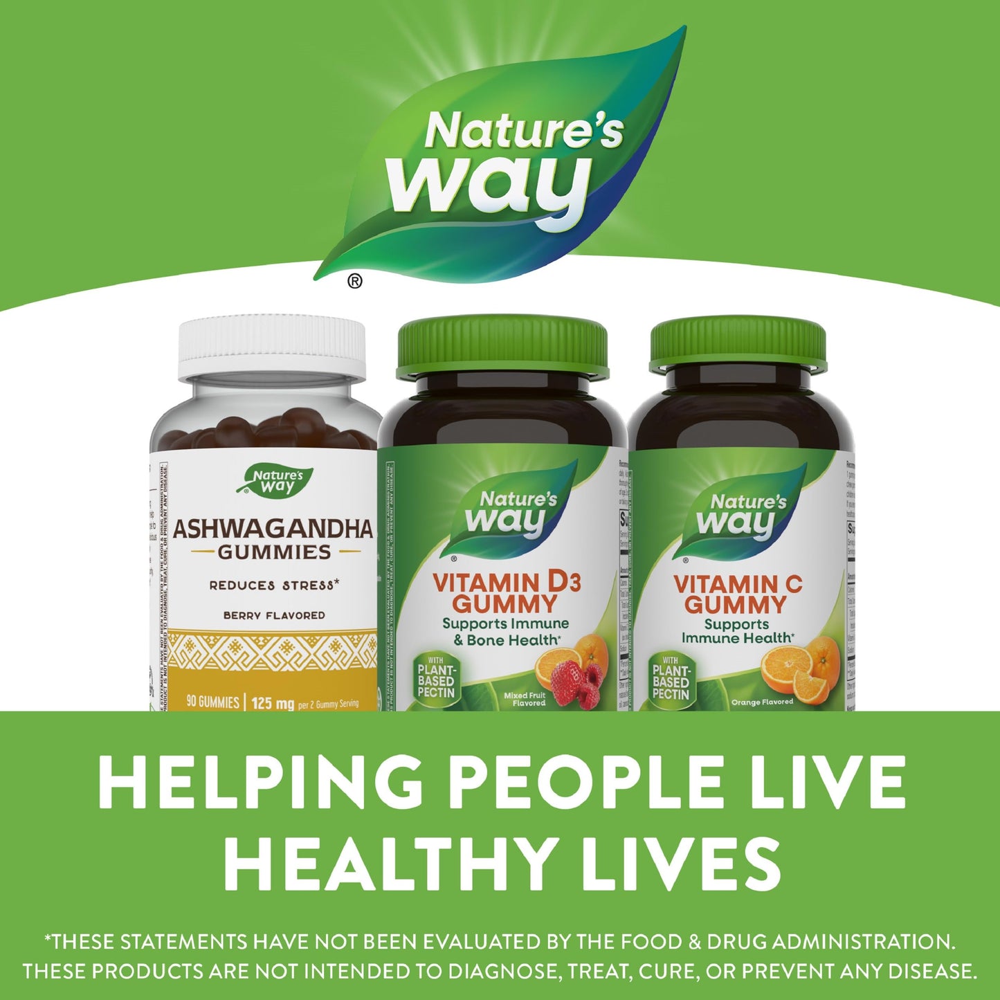 Nature's Way Vitamin D3 Gummies 2000 IU โ Immune & Bone Support, 120 Count