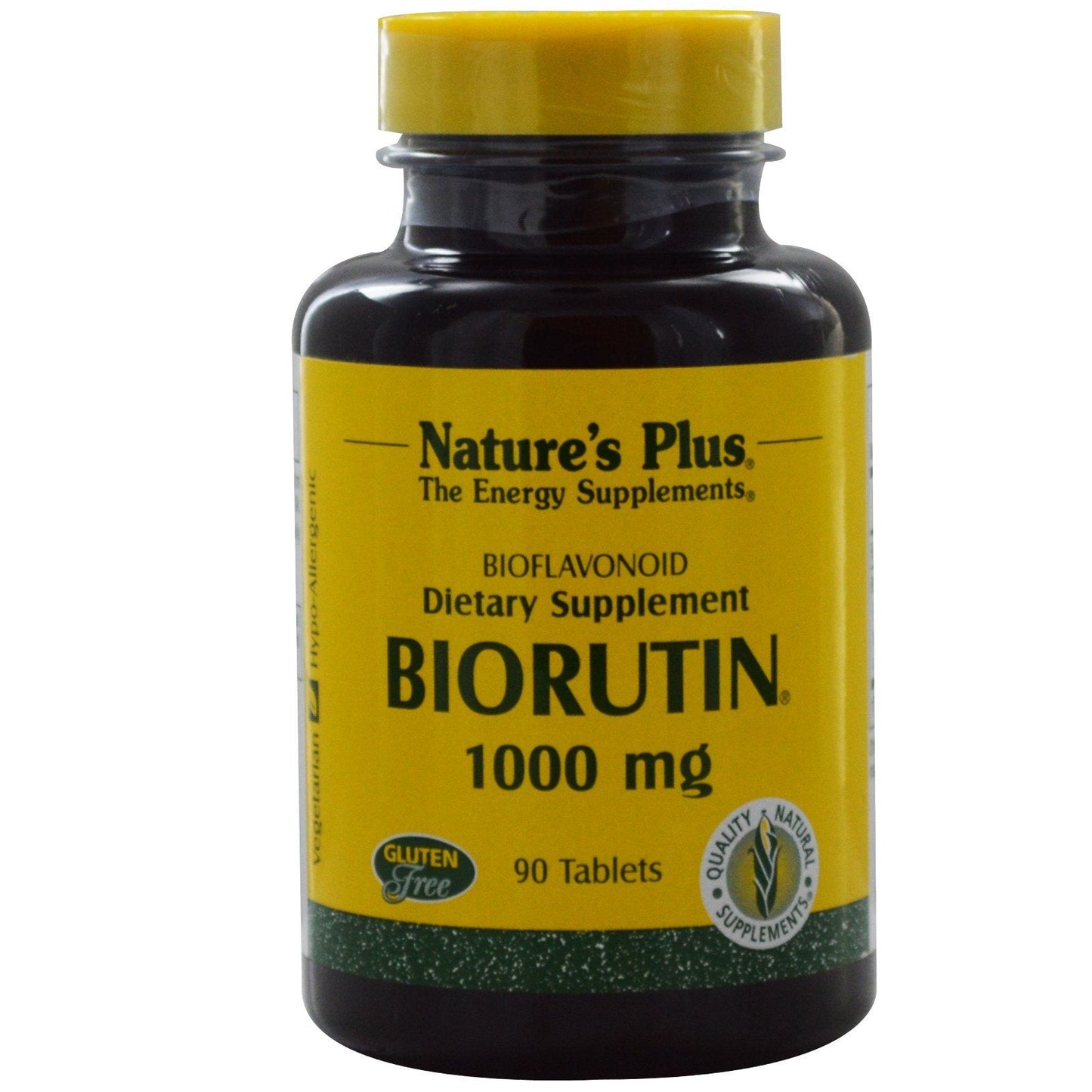 NaturesPlus Biorutin 1000 mg β Bioflavonoid & Rutin Complex for Vascular Support | Vegetarian, Gluten Free | 180 Servings