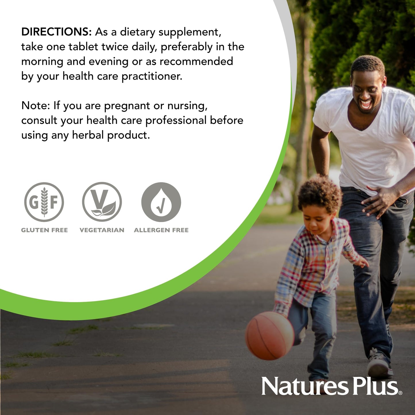 NaturesPlus Herbal Actives St John's Wort โ Extended Release 450 mg, 60 Vegan Tablets