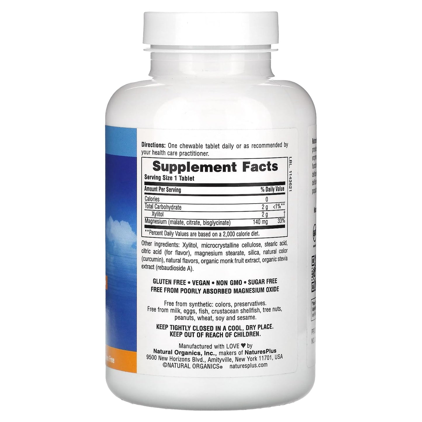 NaturesPlus KalmAssure Magnesium Chewable Orange โ 60 Tablets | Relaxation & Mental Alertness