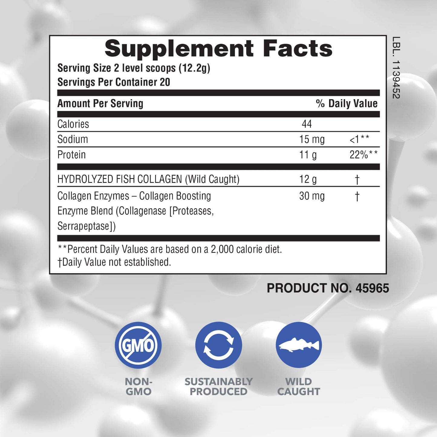 NaturesPlus Marine Collagen Peptides Unflavored โ 0.54 lb | Hair, Skin, Nails & Joints