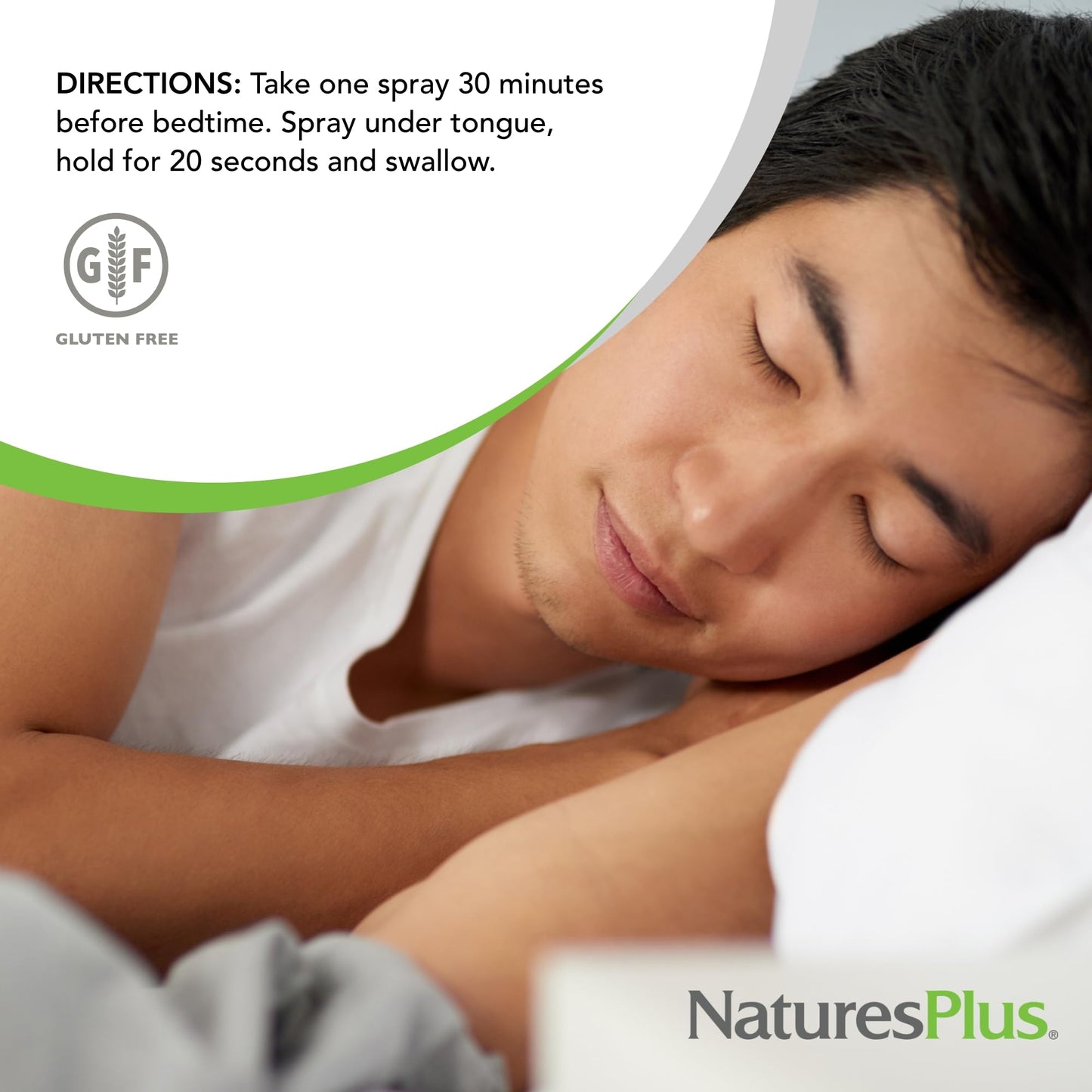 NaturesPlus Melatonin Spray โ Peppermint, 2 fl oz, Pack of 2, B6 & E