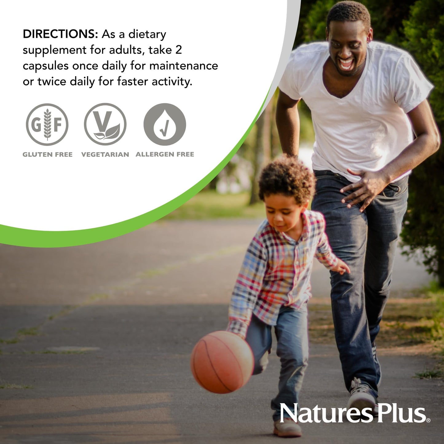 NaturesPlus T-Male โ Gluten Free 2-Pack (60 Veg Capsules) with Ginseng & Rhodiola