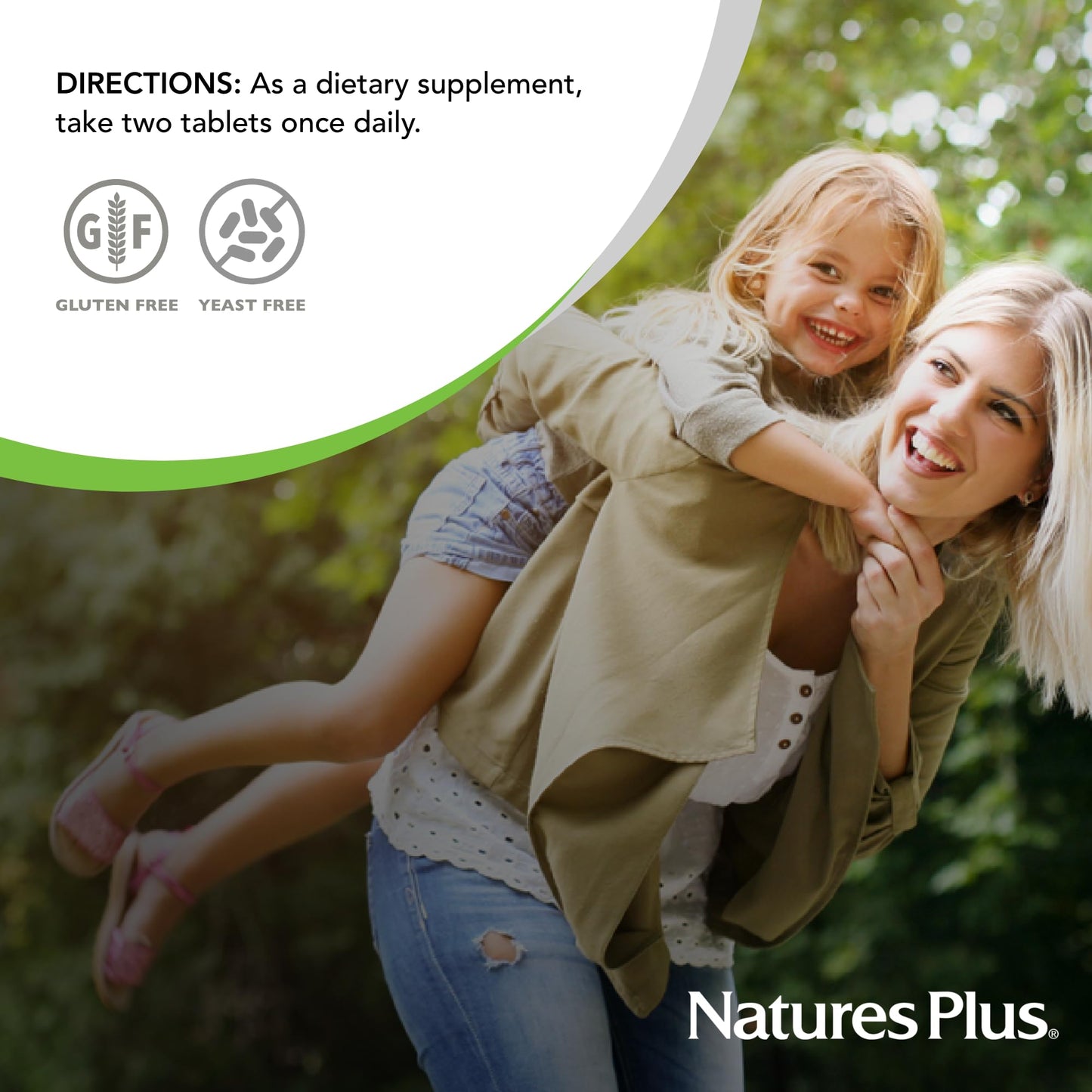 NaturesPlus Womens Ultra Hair Plus โ 60 Sustained Release Tablets (Pack of 2) Gluten Free Hair Support