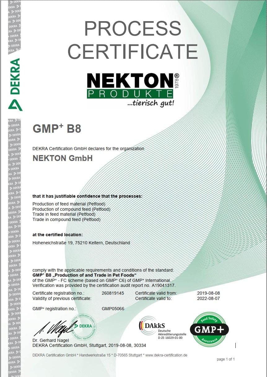 Nekton Calcium Plus โ Calcium with Magnesium & Vitamins, White, 330g/11.64 oz