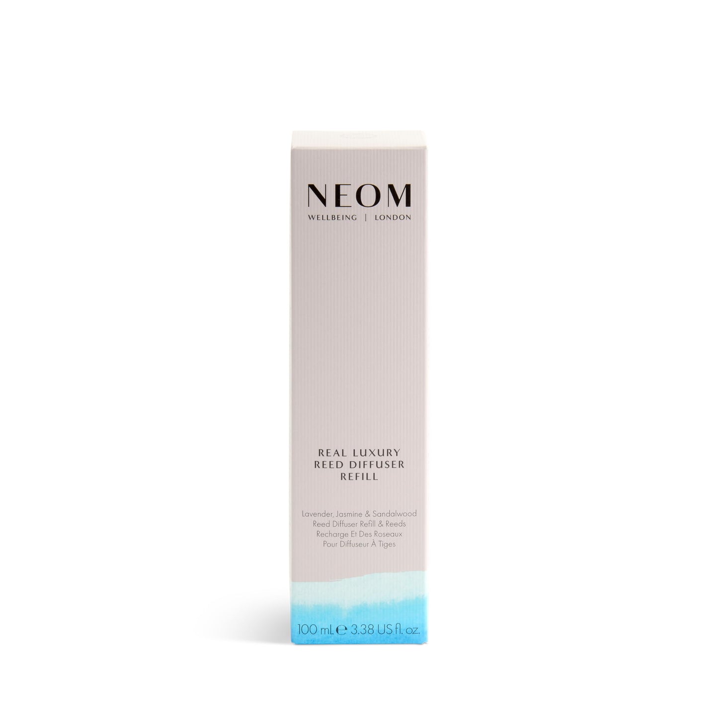 NEOM Real Luxury Reed Diffuser Refill 100ml โ Lavender, Jasmine & Sandalwood | 100% Natural Fragrances | Up to 12 Weeks