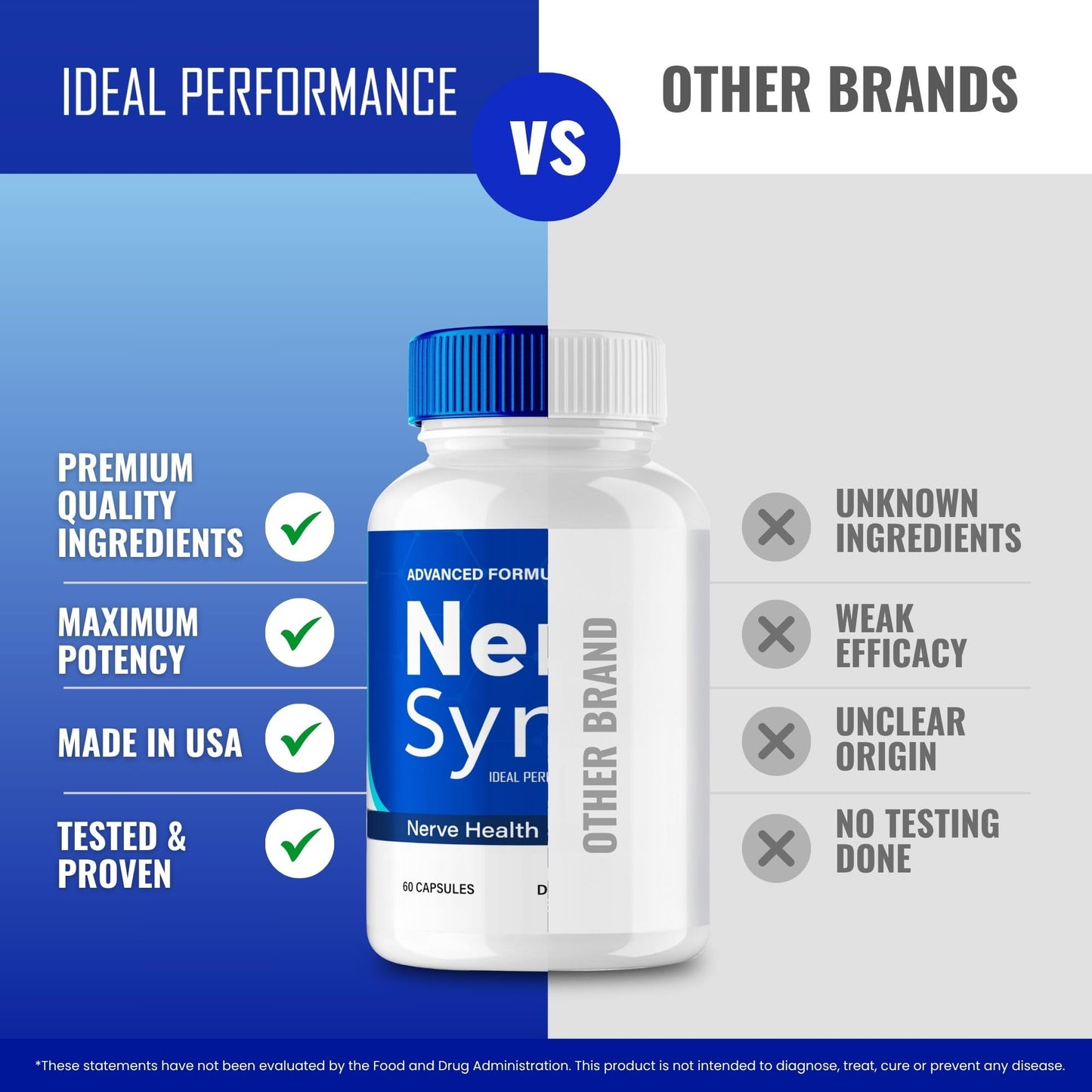 Nerve Sync Capsules โ Official Nerve Sync Advanced Nerve Health Supplement Pills, Maximum Strength (3 Pack)