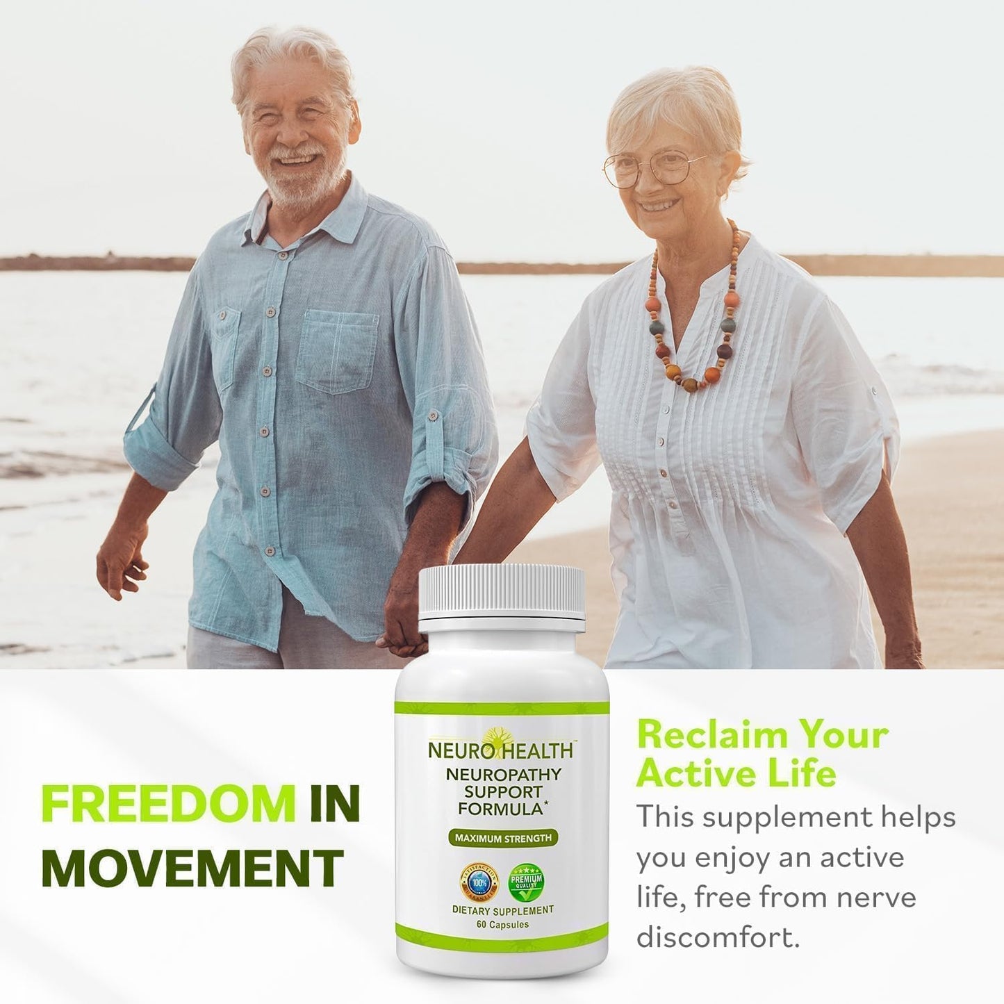 Neuro Health Nerve Support Formula & Miracle Nerve Cream β Neuropathy Combo Pack