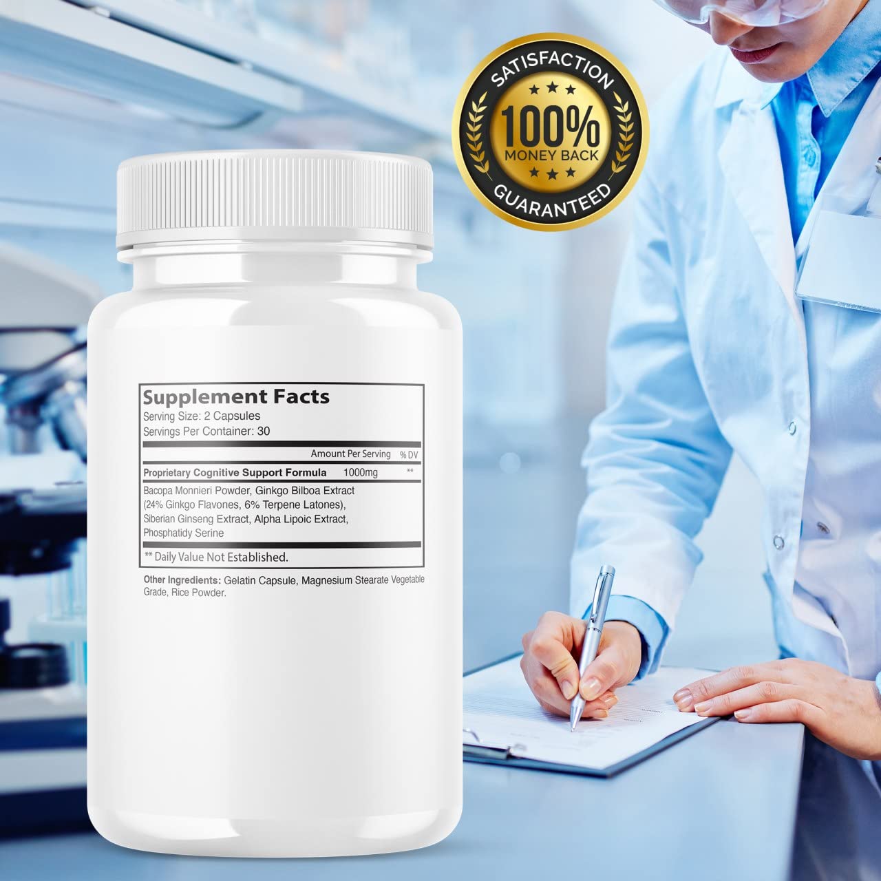 (2 Pack) Neuro Tech IQ Brain Supplement โ Neuro Tech IQ Focus Formula Pills (120 Capsules)