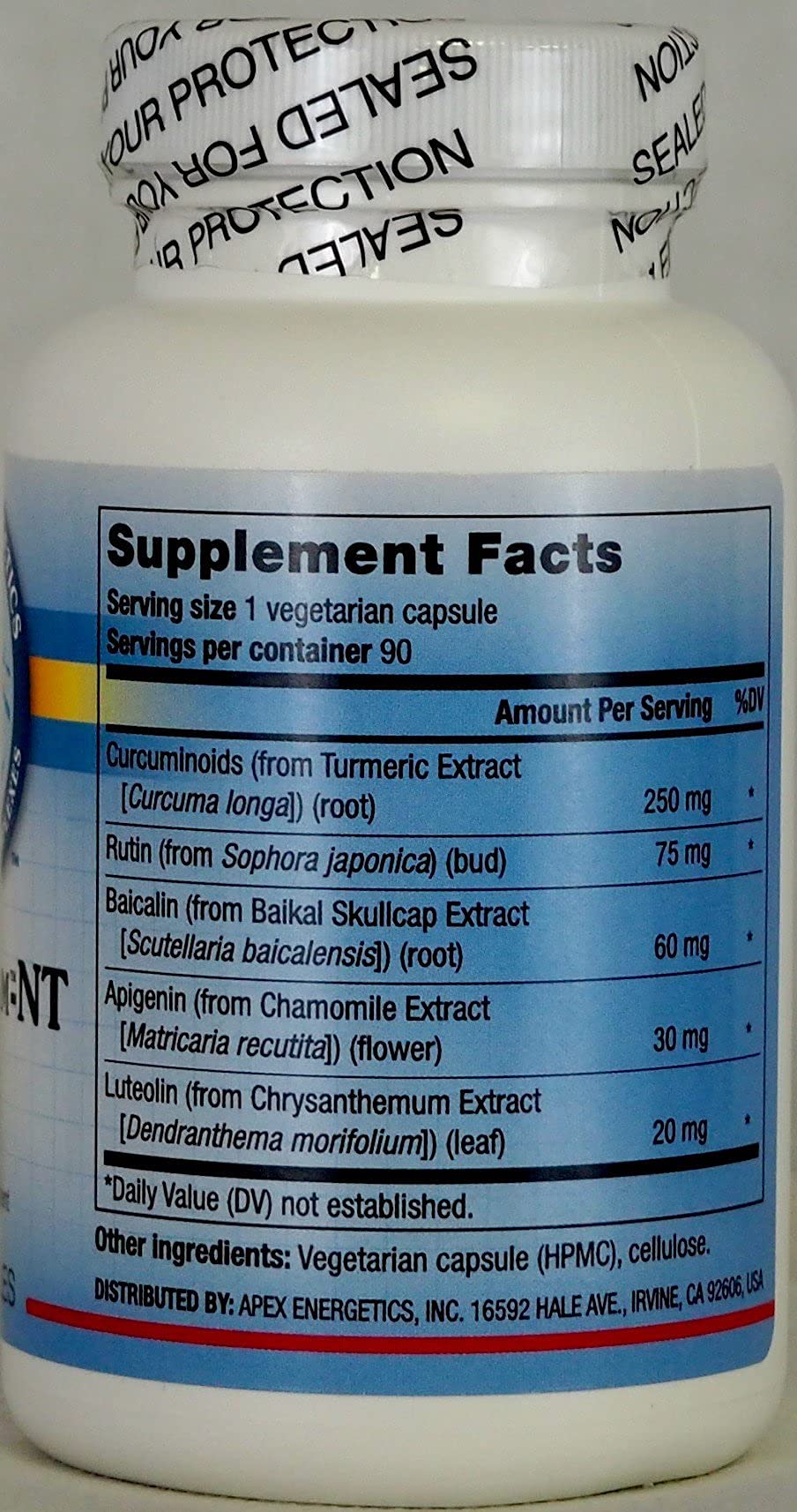 Apex Energetics NeuroFlam (K-46) 90 Capsules by Sittiyakul โ Immune-Neutral Brain Support