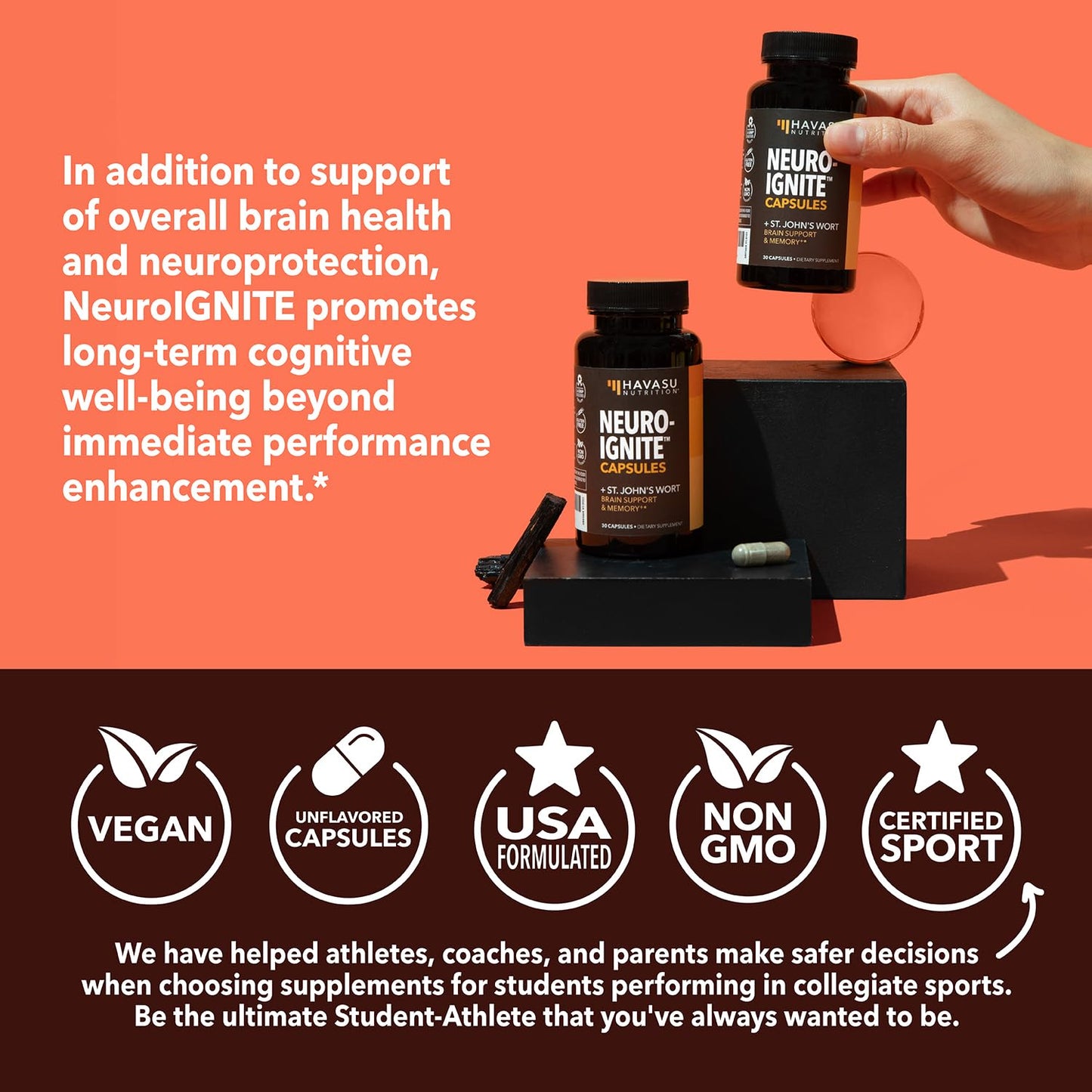 NeuroIGNITE Brain Supplements for Memory & Focus โ 30 Count