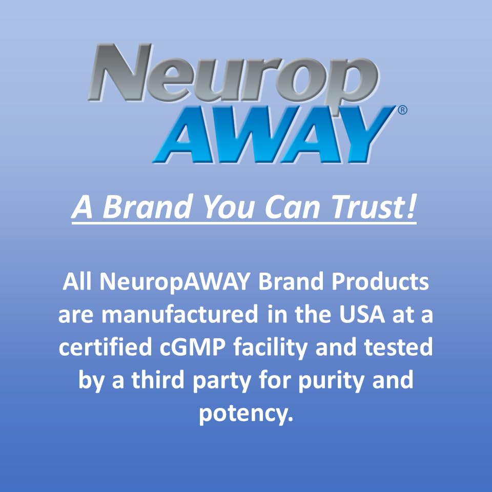 NeuropAWAY Elements S-Acetyl-Glutathione 400mg โ Acid-Resistant Capsules, 60ct, CGMP, Third-Party Tested