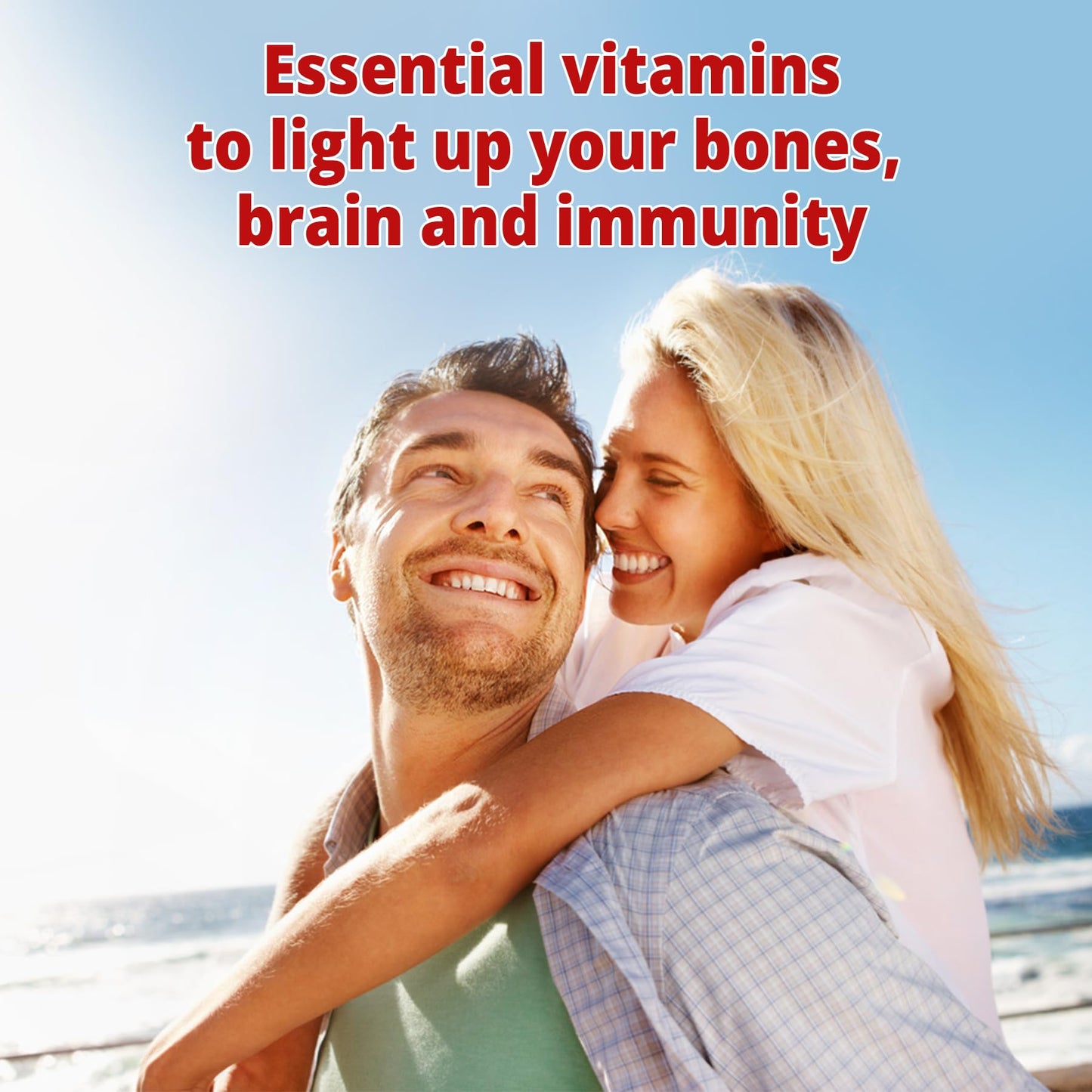 NEVISS Vegan Vitamin D3 + B12 Gummies (2Pack) โ 5000 IU D3 & 1000 mcg B12, 120 Count