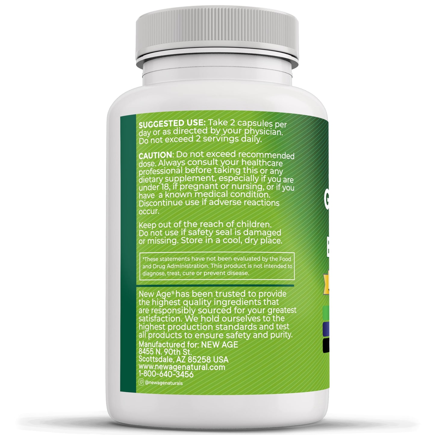 NEW AGE Oregano Oil Garlic Extract Olive Leaf with Astragalus โ 60 Count