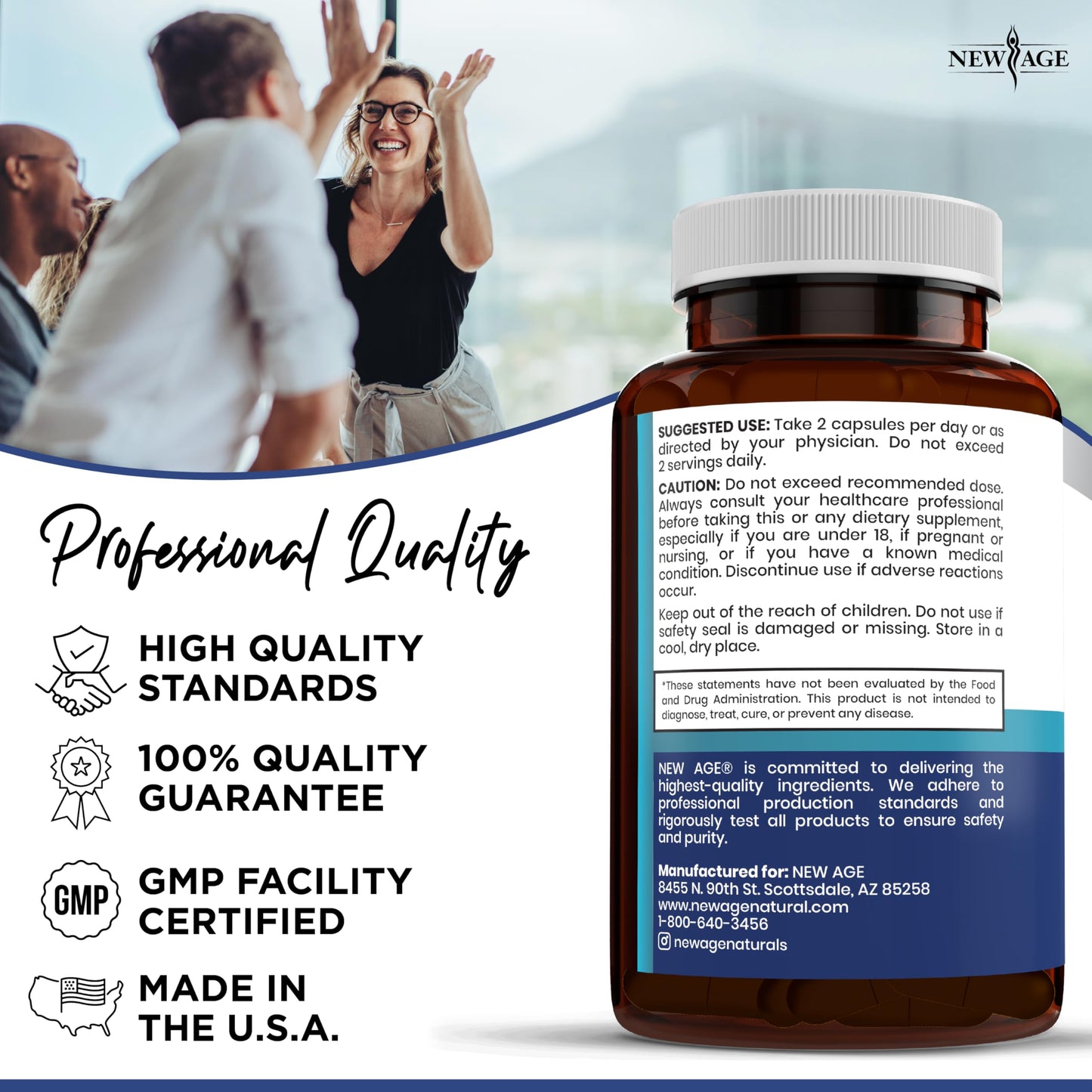 NEW AGE Pro Optimize Probiotics for Women โ Menopause & Digestive Health (Dong Quai 565mg)