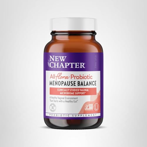 New Chapter All-Flora Probiotic Menopause Balance โ 10B CFU, Vegan, Black Cohosh