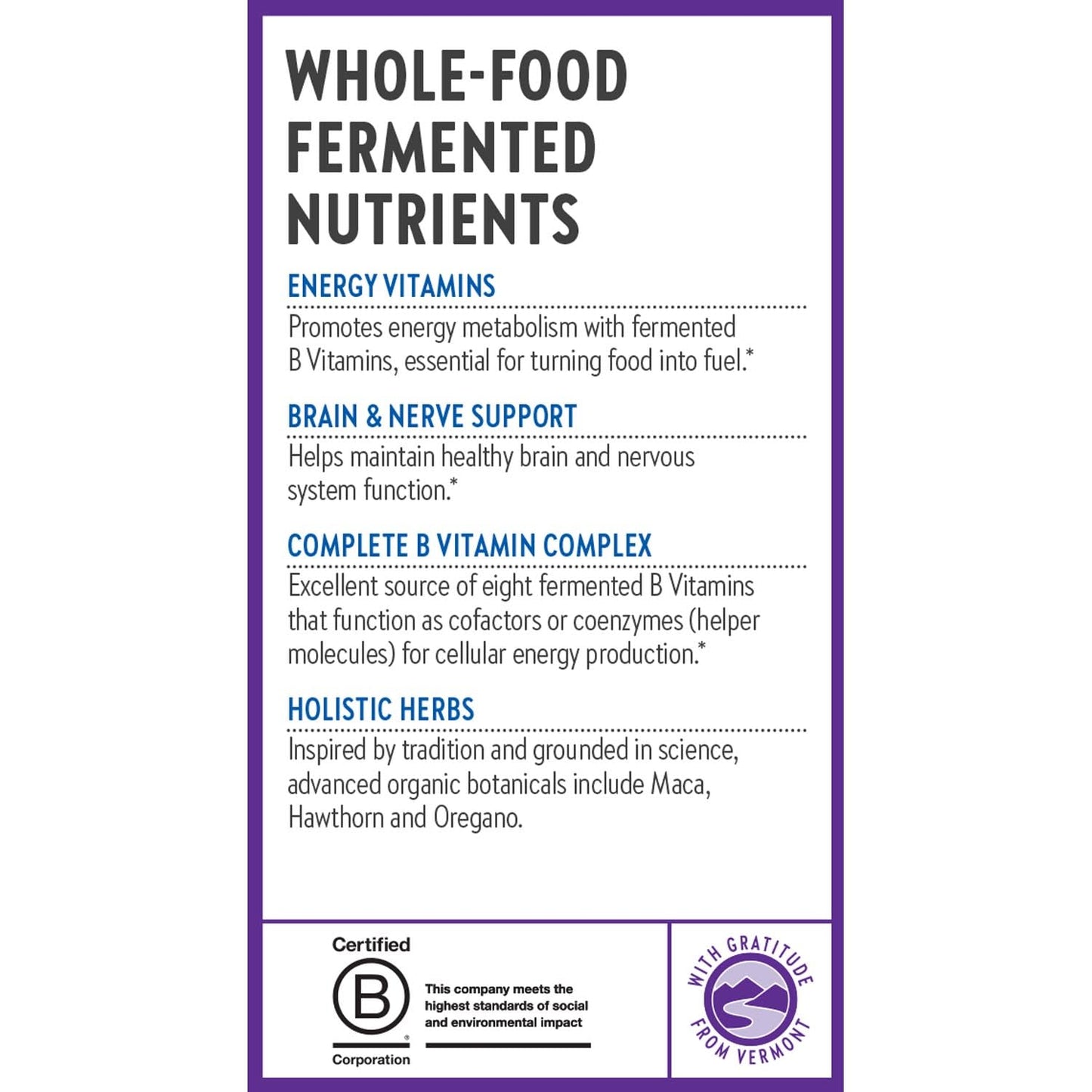 New Chapter Vitamin B Complex โ Fermented Coenzyme B, Organic 90 ct